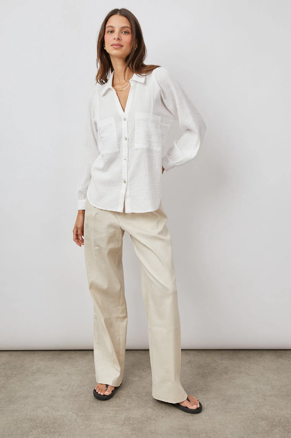 LAUREN SHIRT - WHITE - Image 3