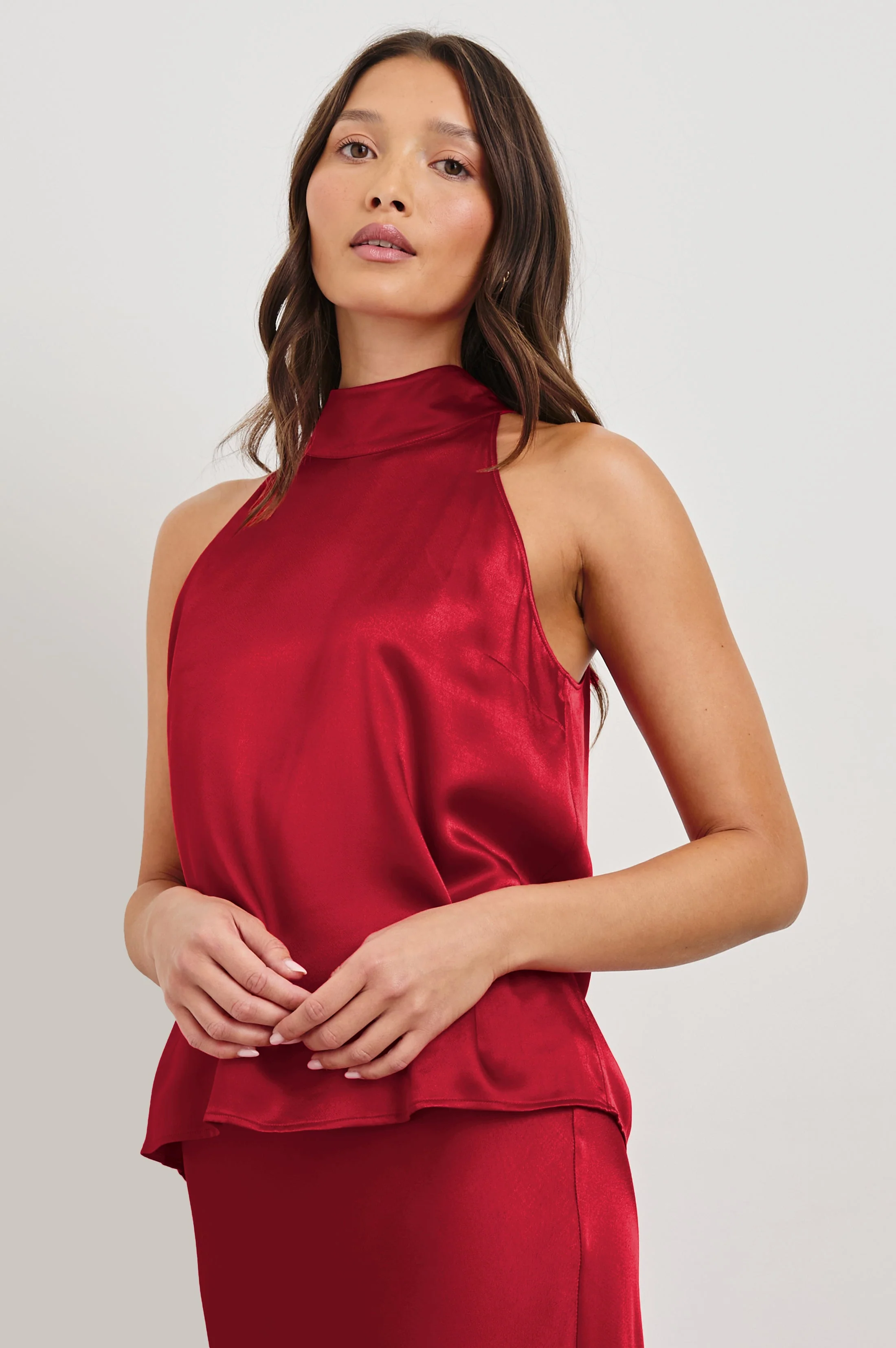 LEAH TOP - SCARLET - Image 2