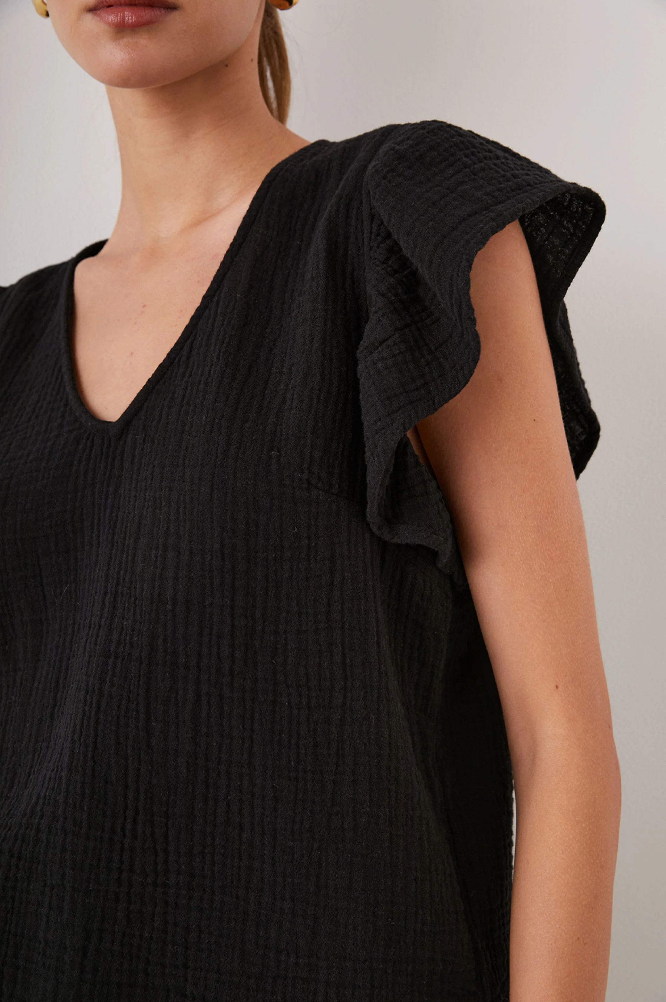 LELA SHIRT - BLACK - Image 2