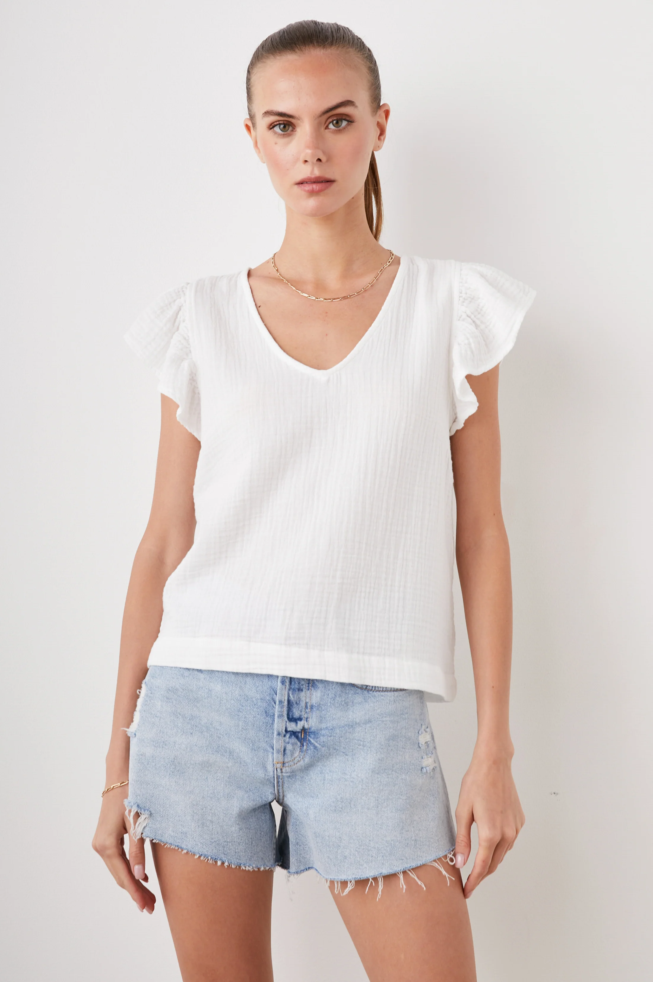 LELA TOP - WHITE