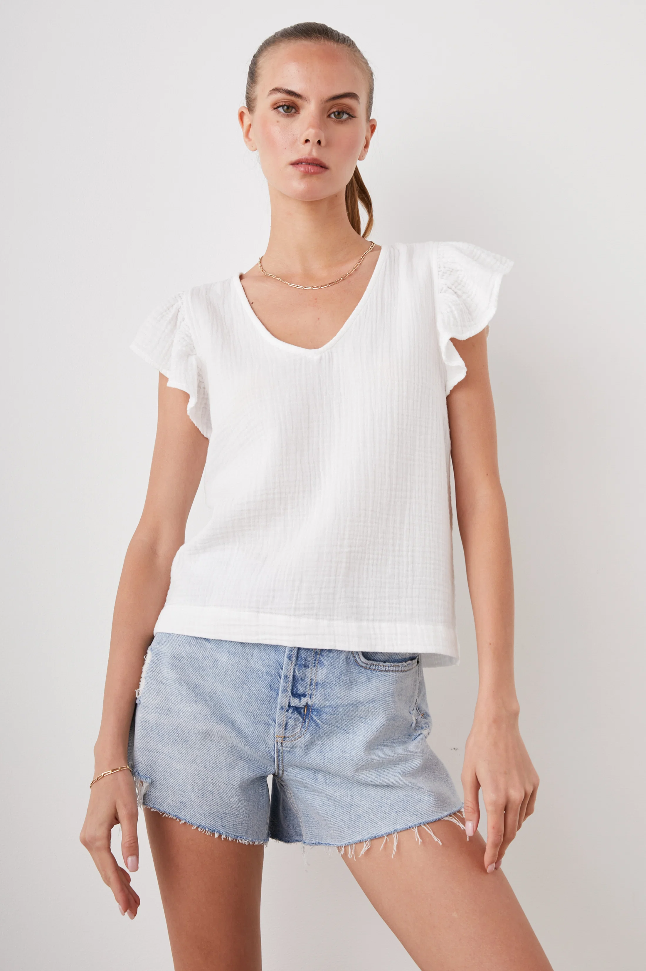 LELA TOP - WHITE - Image 4