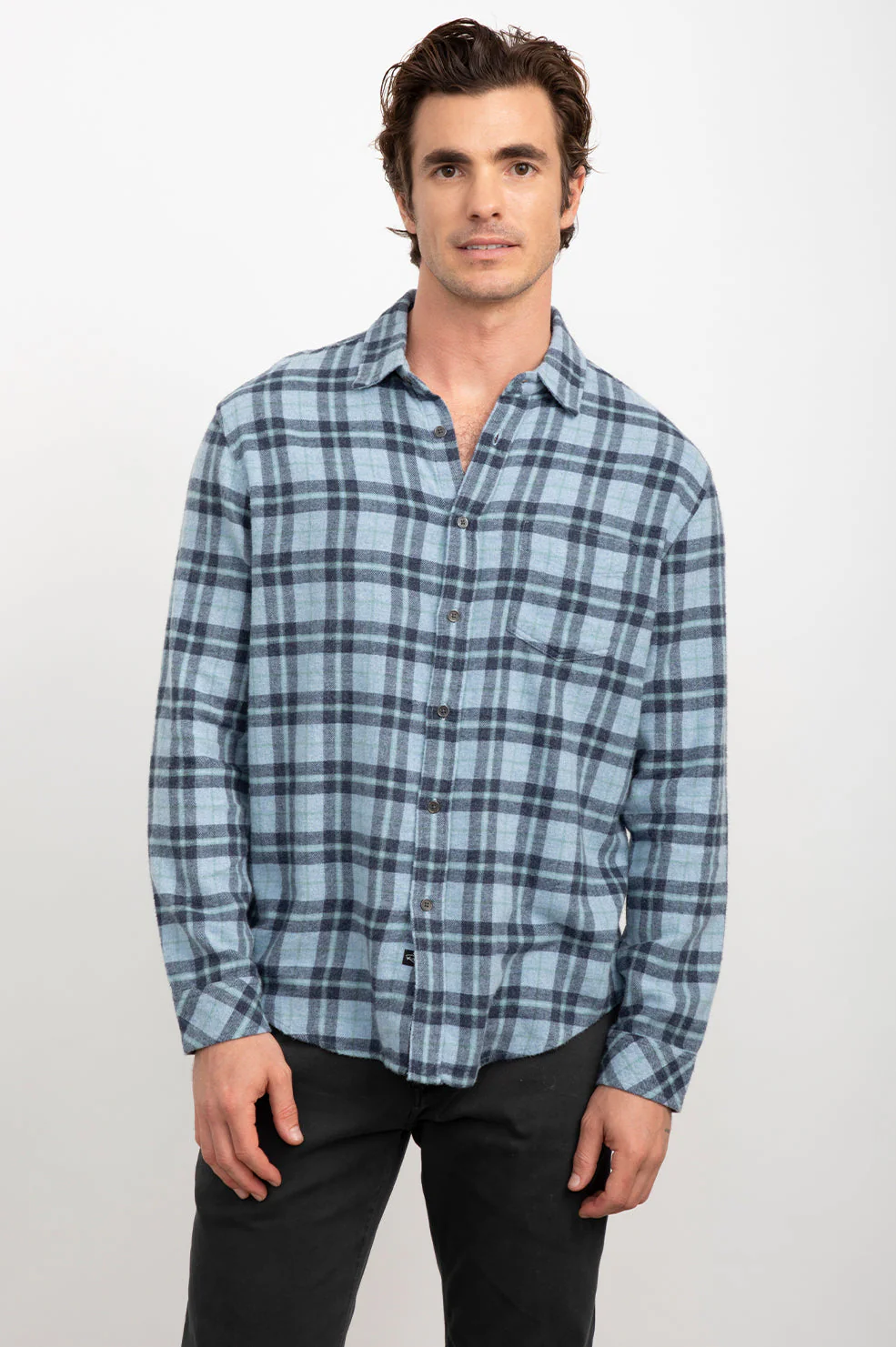 LENNOX SHIRT - ALGAE MELANGE