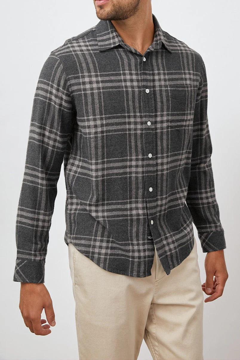 LENNOX SHIRT - CHARCOAL WRAITH MELANGE