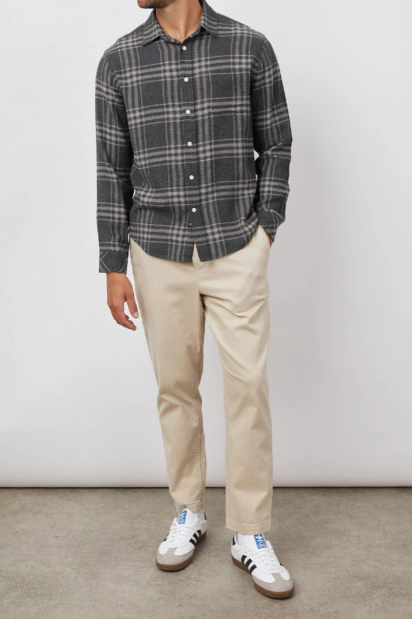 LENNOX SHIRT - CHARCOAL WRAITH MELANGE - Image 3
