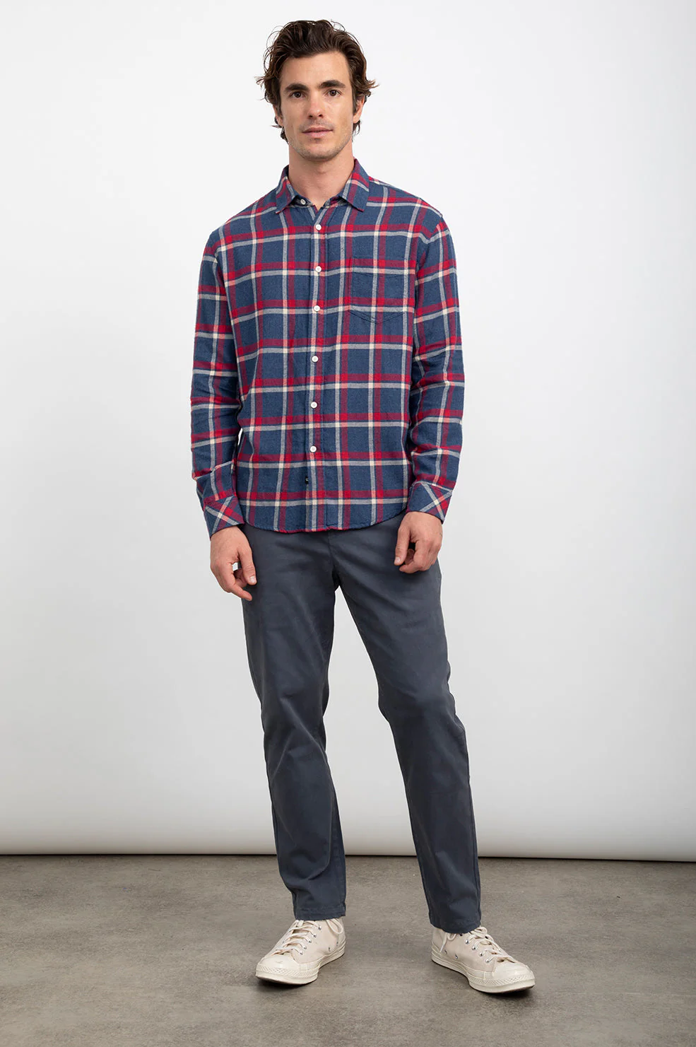 LENNOX SHIRT - CHERRY DENIM MELANGE - Image 3