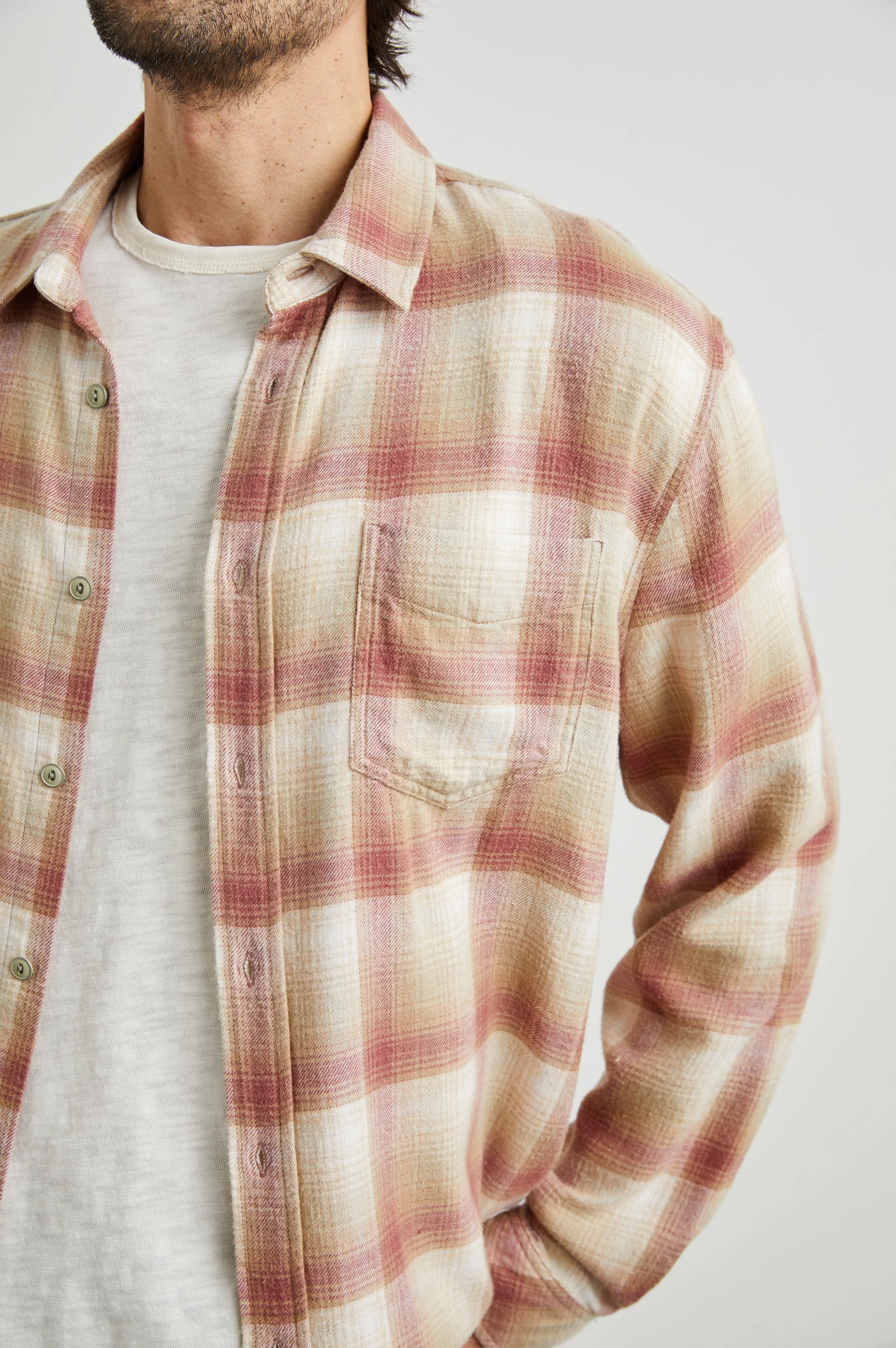 LENNOX SHIRT - CRANBERRY FINCH - Image 2