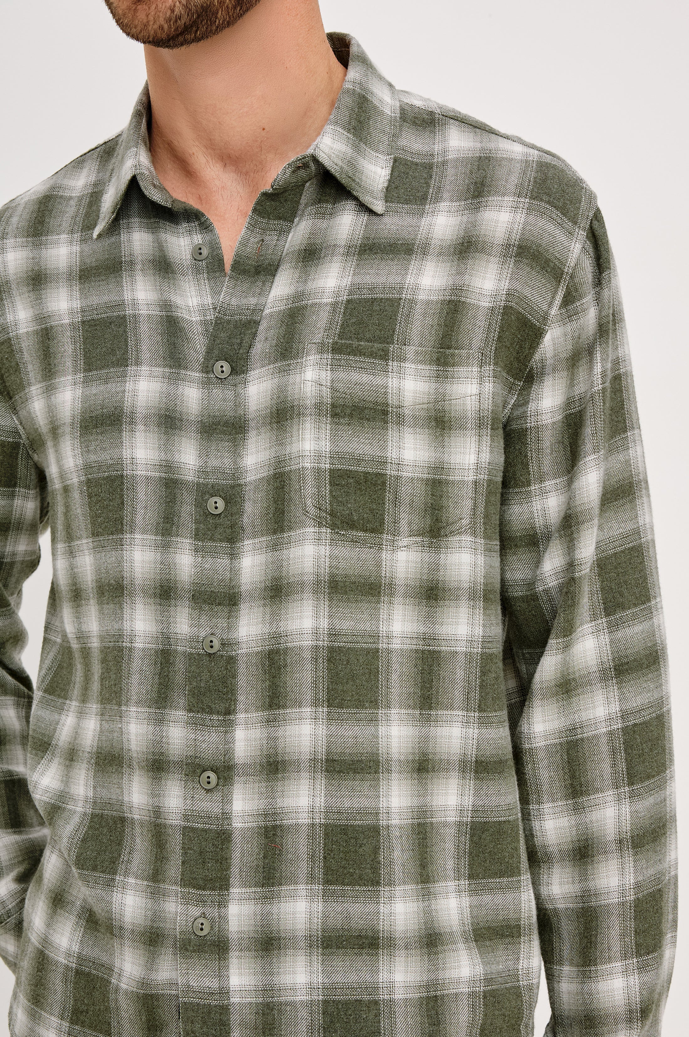 LENNOX SHIRT - DEEP MEADOW WHITE - Image 2
