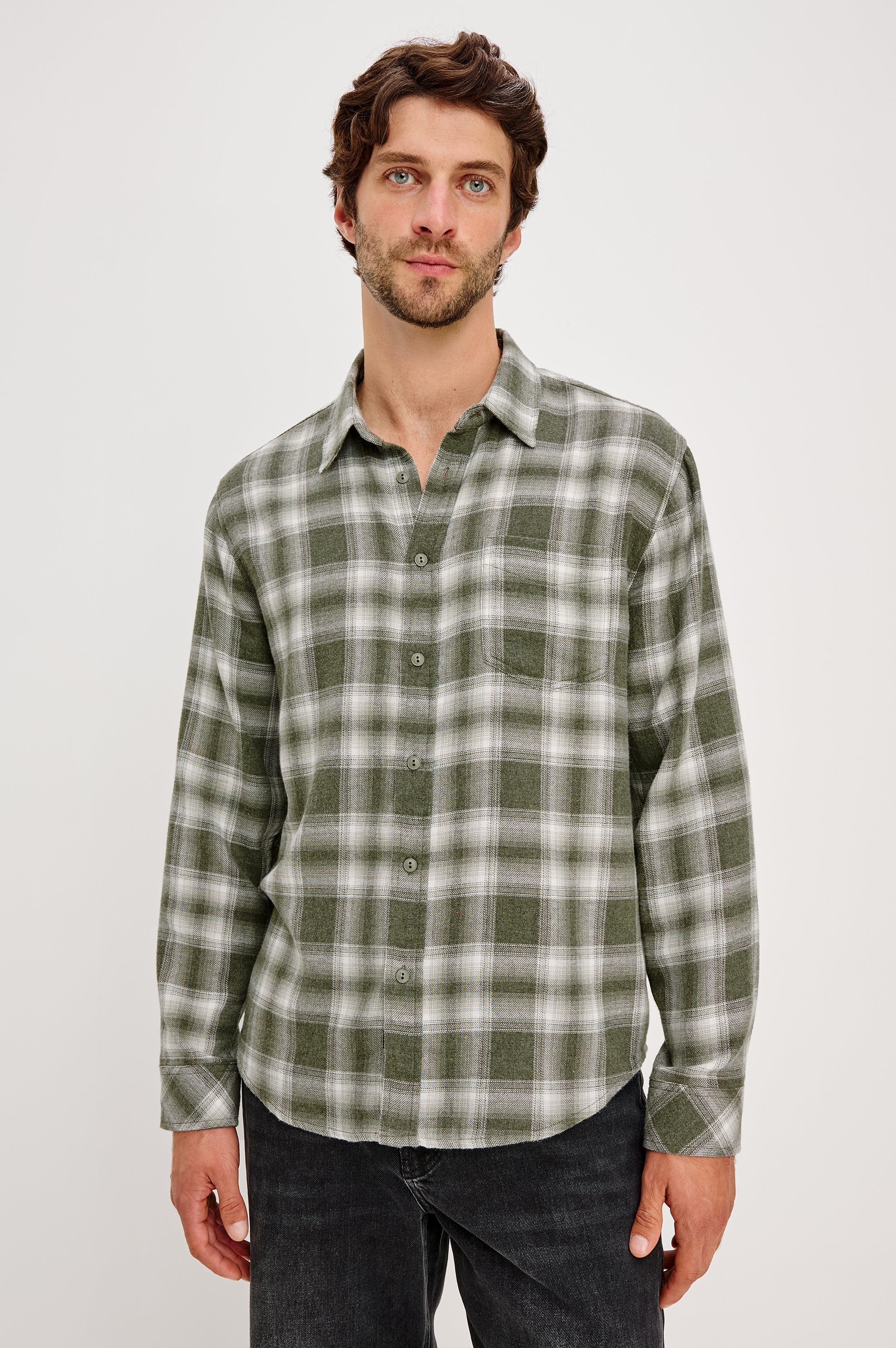 LENNOX SHIRT - DEEP MEADOW WHITE - Image 4