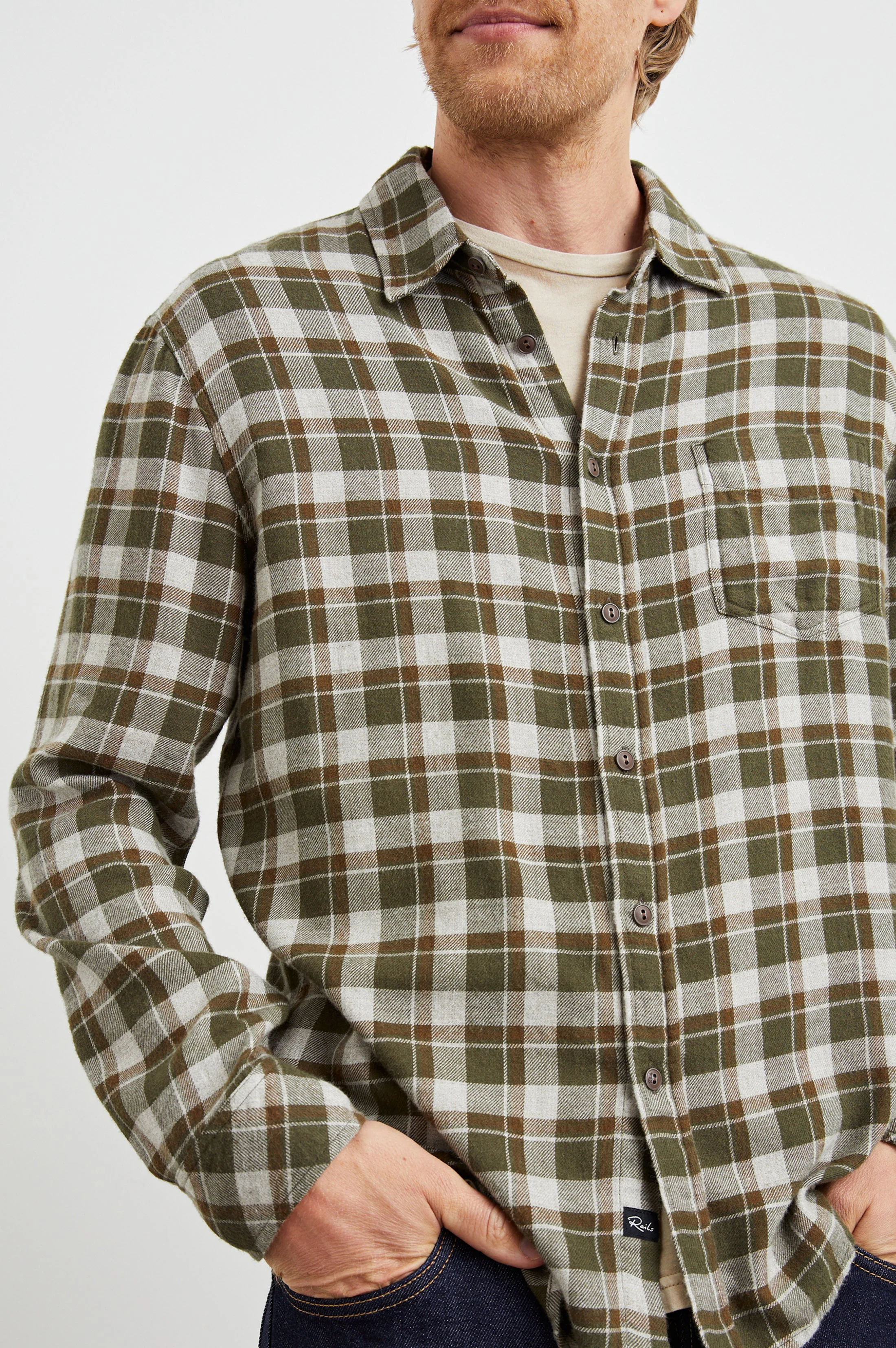 LENNOX SHIRT - IGUANA GREY - Image 2