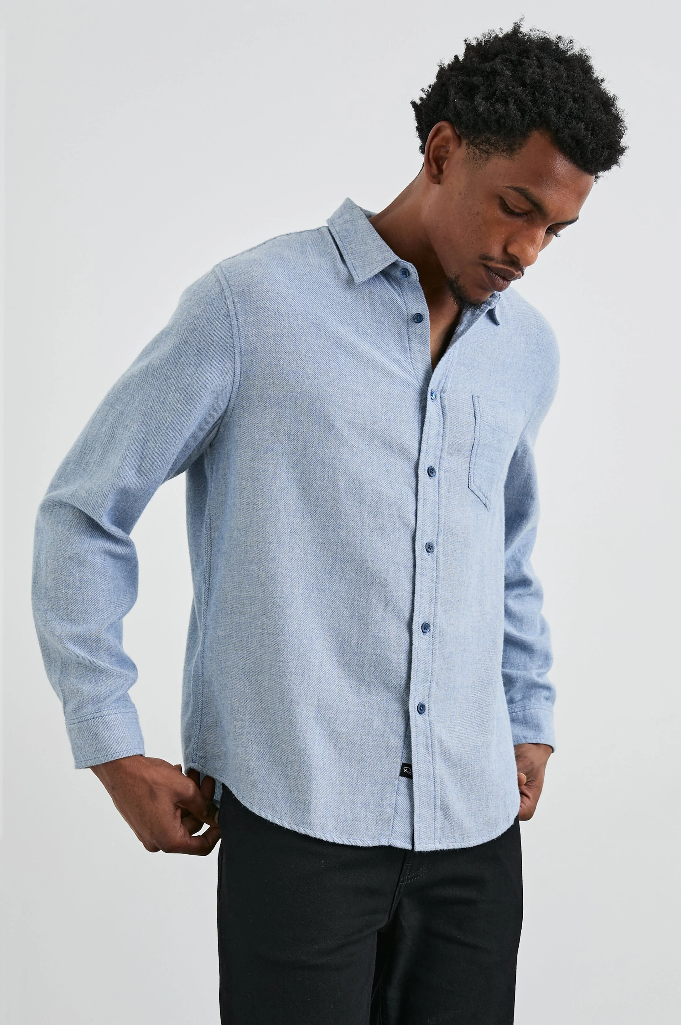 LENNOX SHIRT - KODIAK BLUE MELANGE