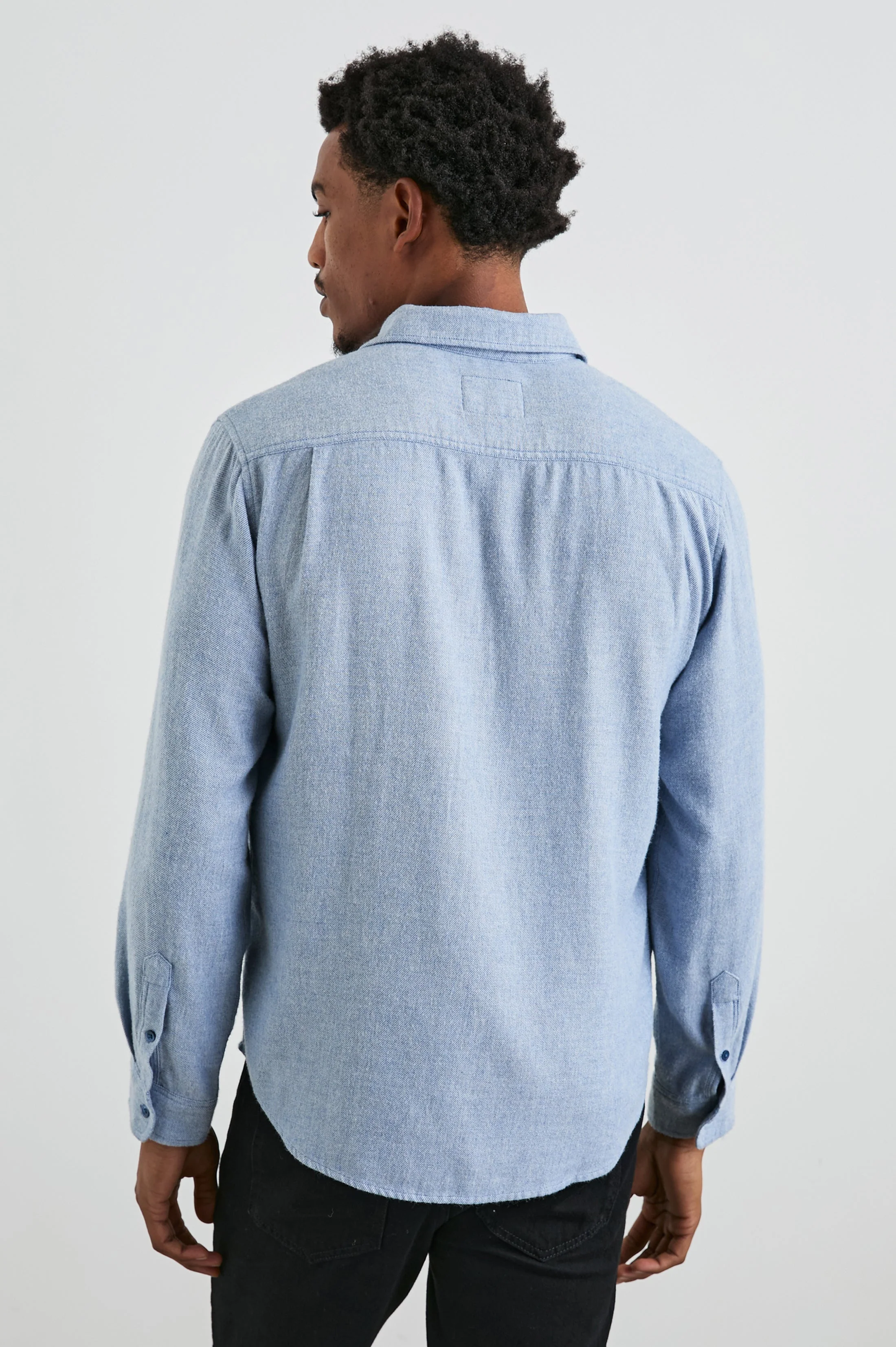 LENNOX SHIRT - KODIAK BLUE MELANGE - Image 5