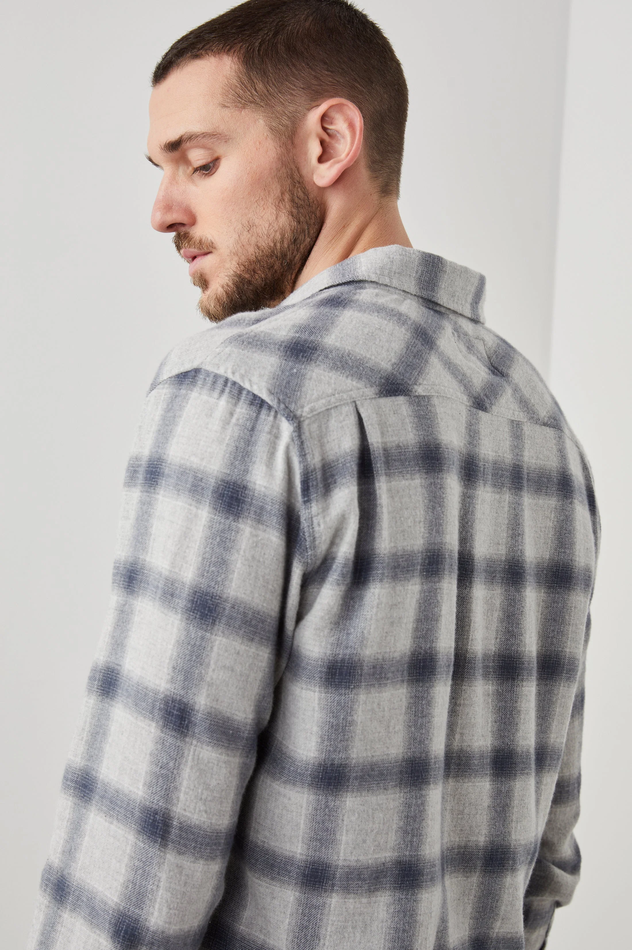 LENNOX SHIRT - METALLIC STORM HEATHER - Image 6