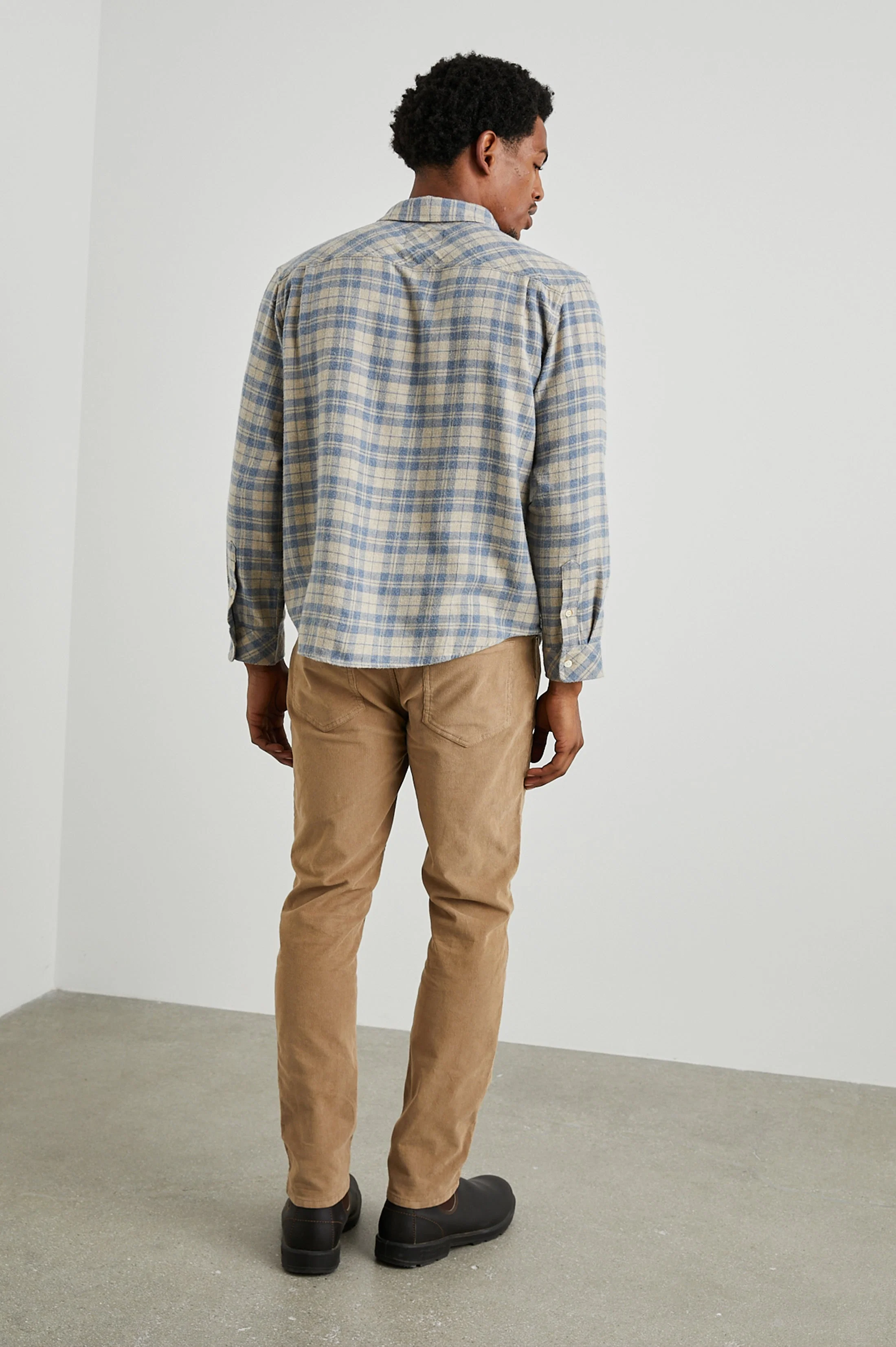 LENNOX SHIRT - OATMEAL ATLANTIC HEATHER - Image 4