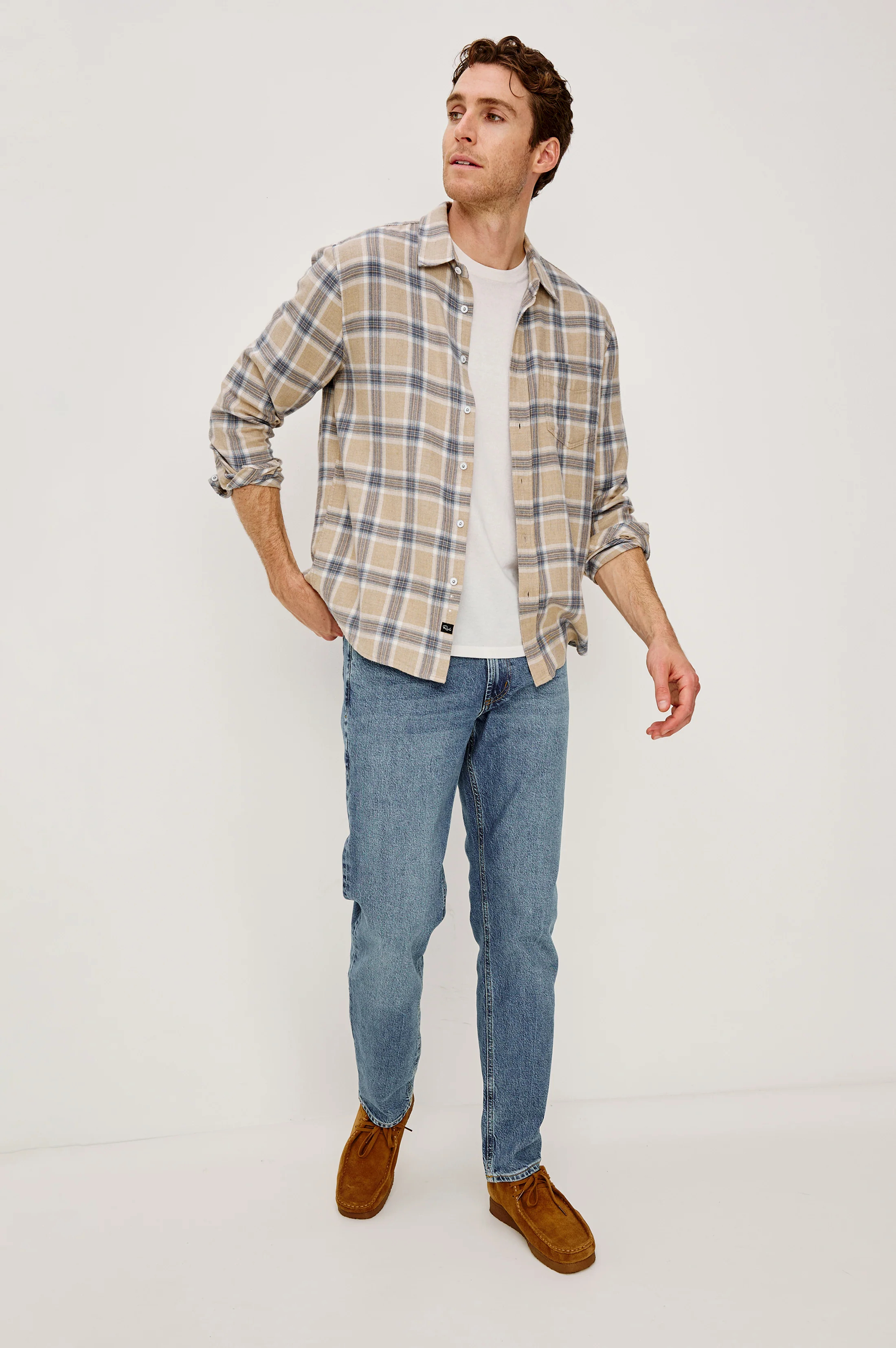 LENNOX SHIRT - PALAMINO SKYLINE MELANGE - Image 3