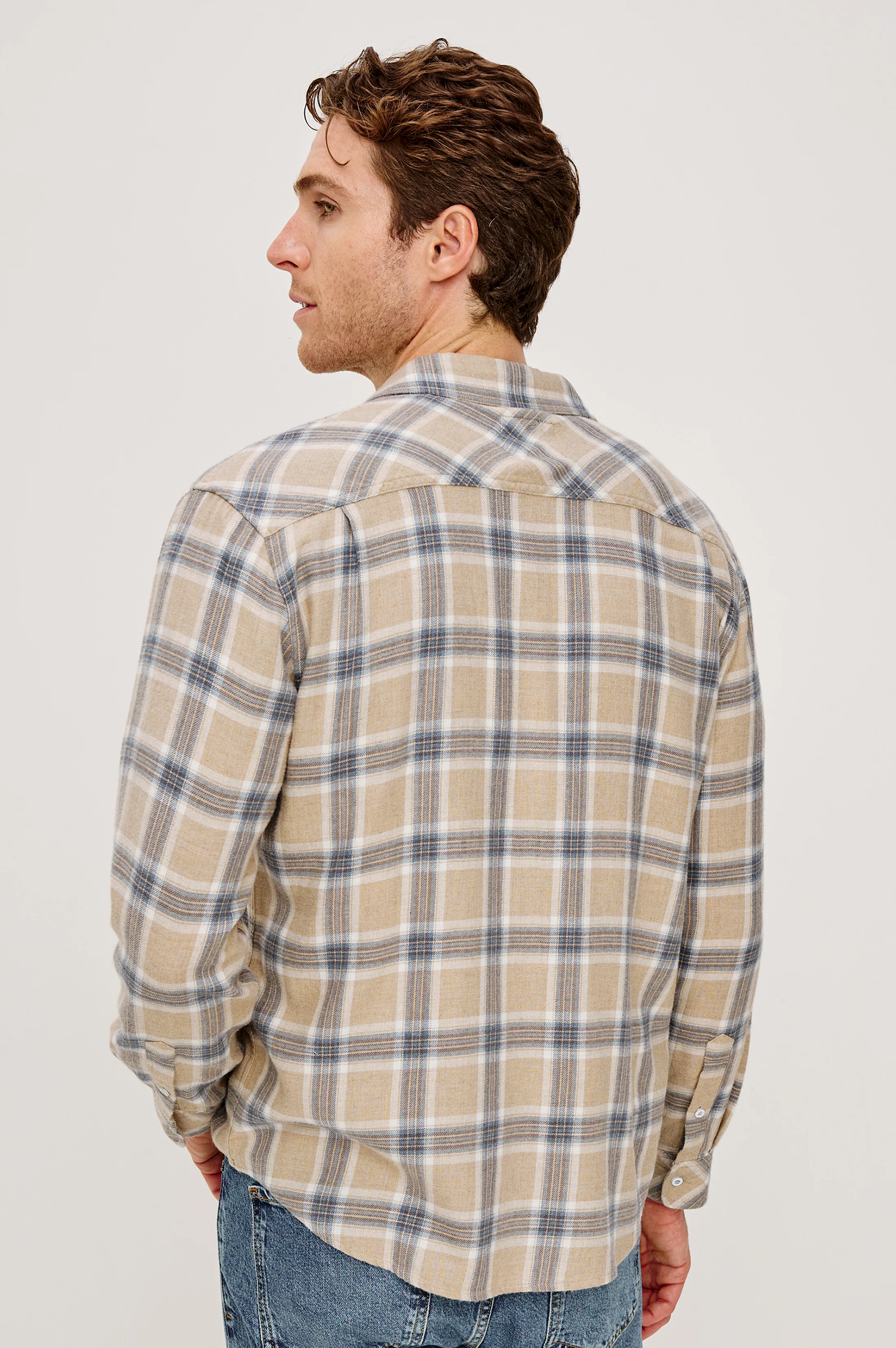 LENNOX SHIRT - PALAMINO SKYLINE MELANGE - Image 4