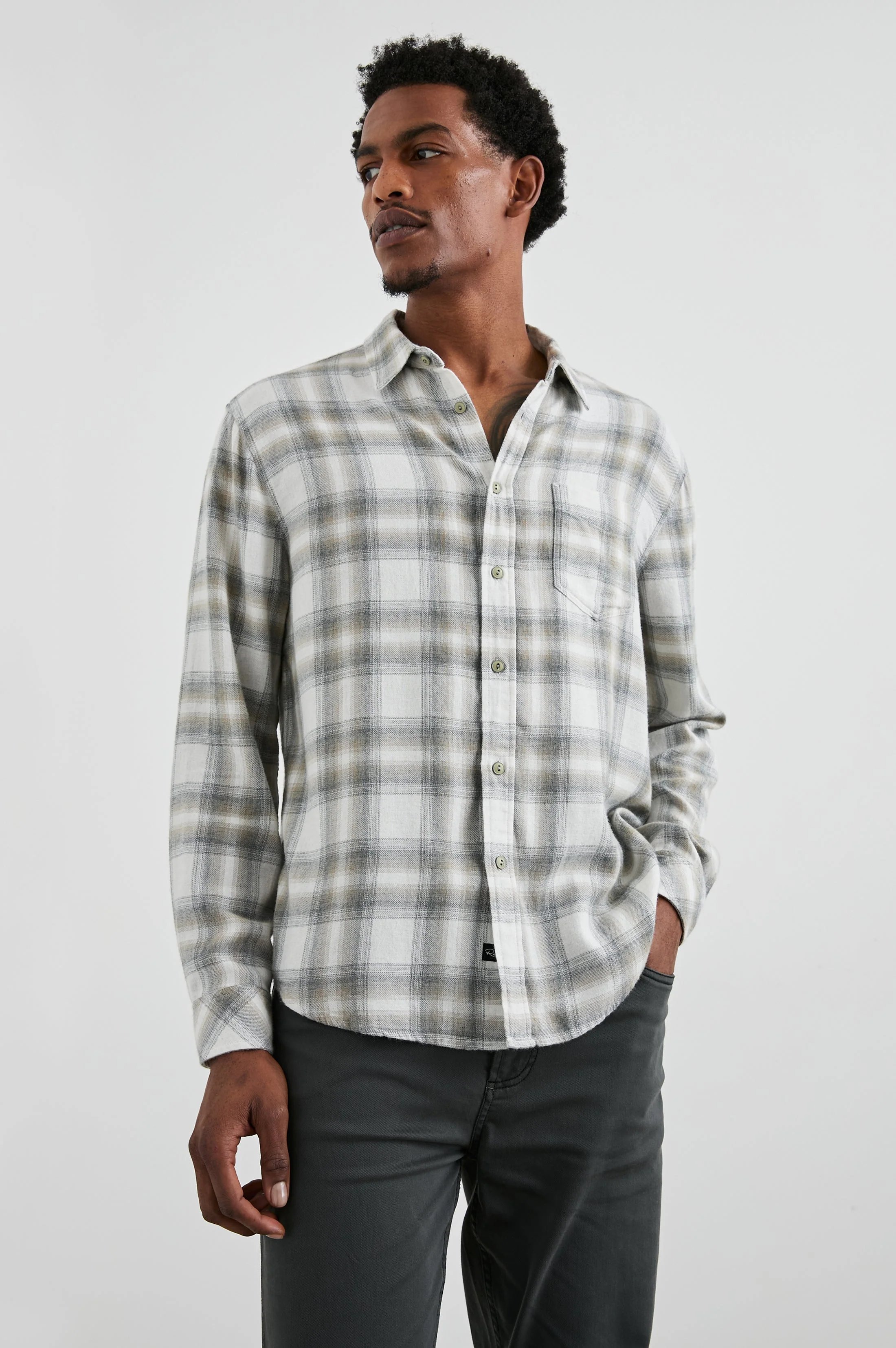 LENNOX SHIRT - QUICKSAND SPARK MELANGE