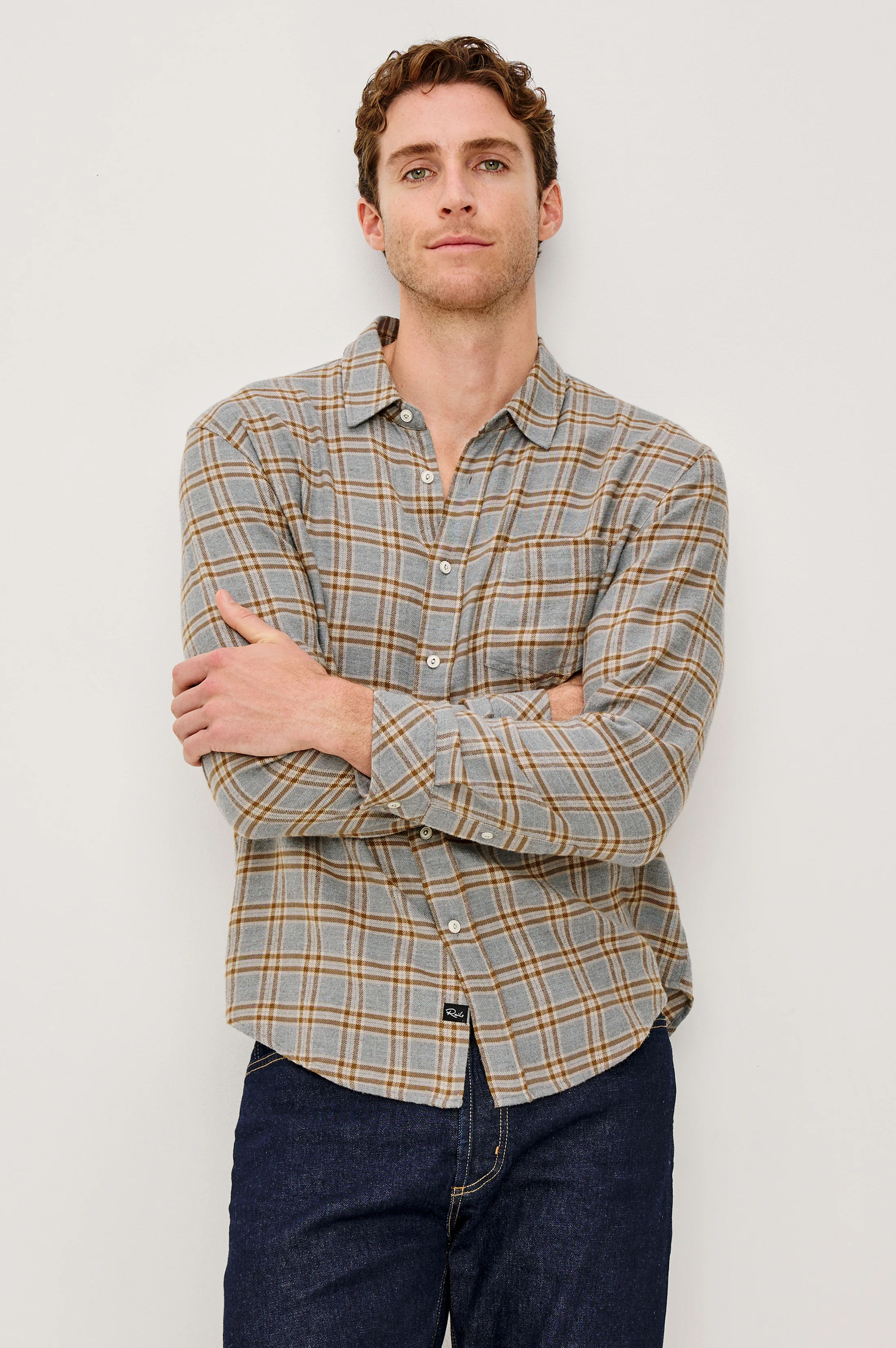 LENNOX SHIRT - SHALE TRUFFLE - Image 4