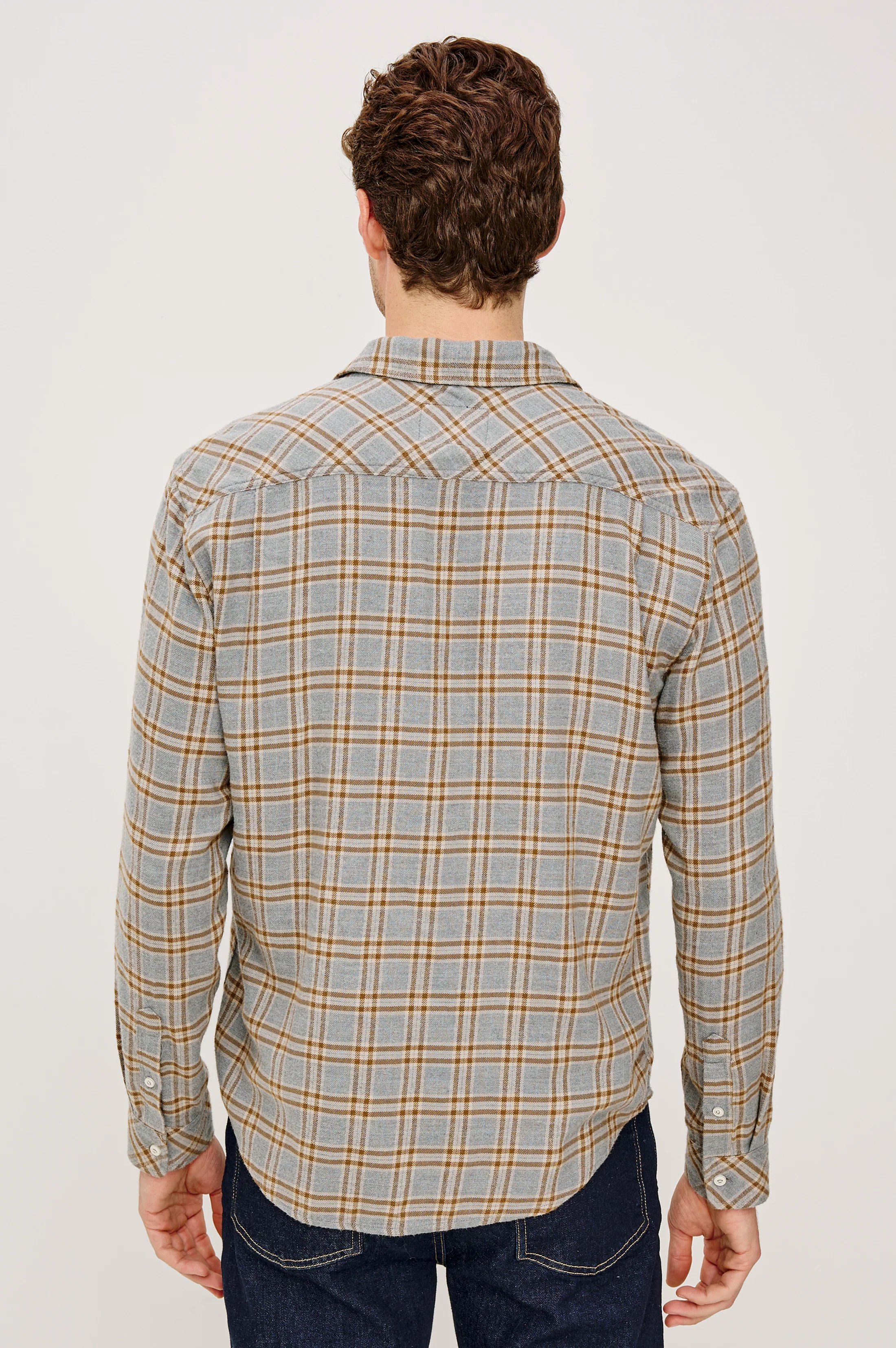 LENNOX SHIRT - SHALE TRUFFLE - Image 5