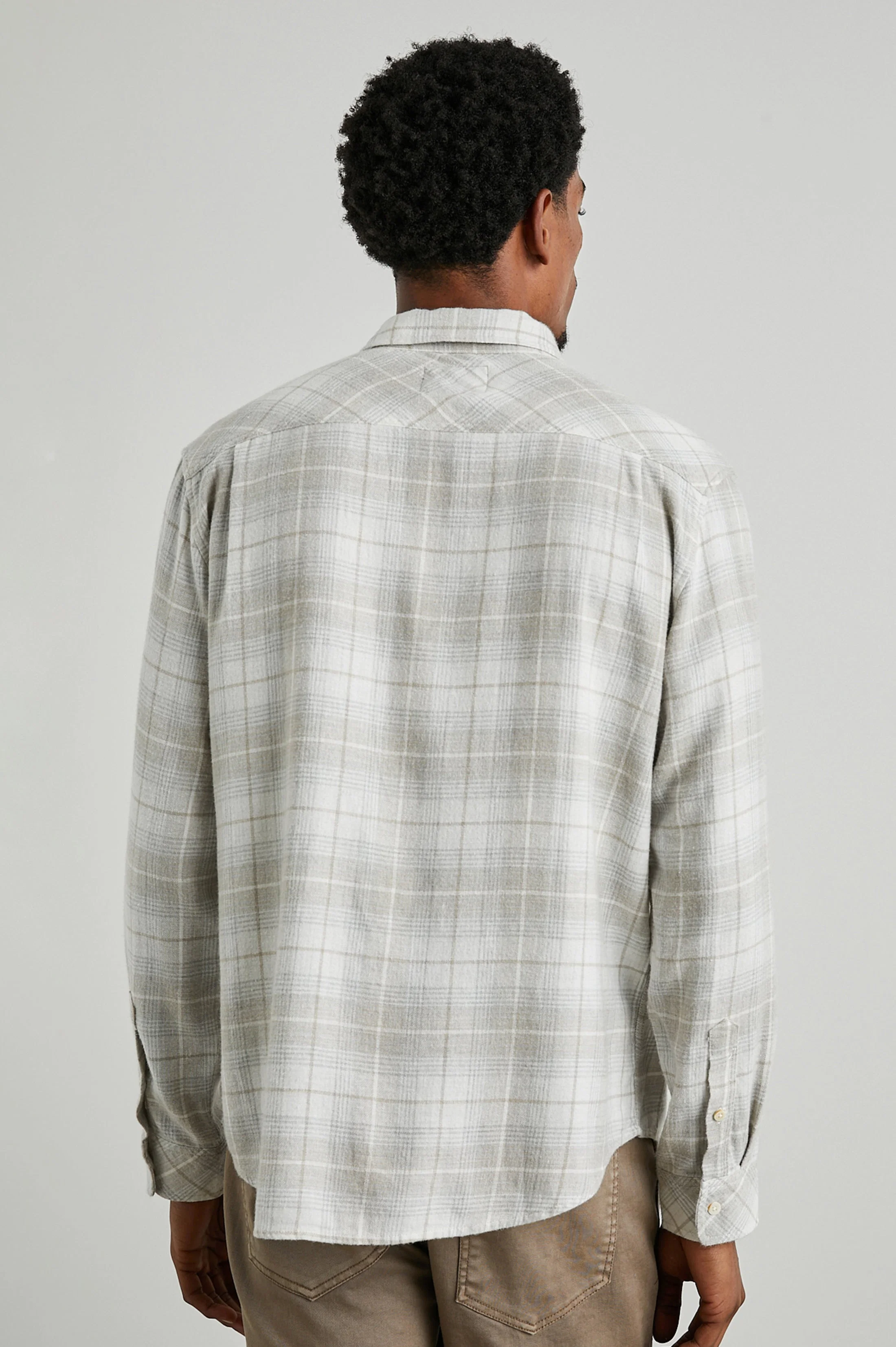 LENNOX SHIRT - WHEAT DOVE MELANGE - Image 5
