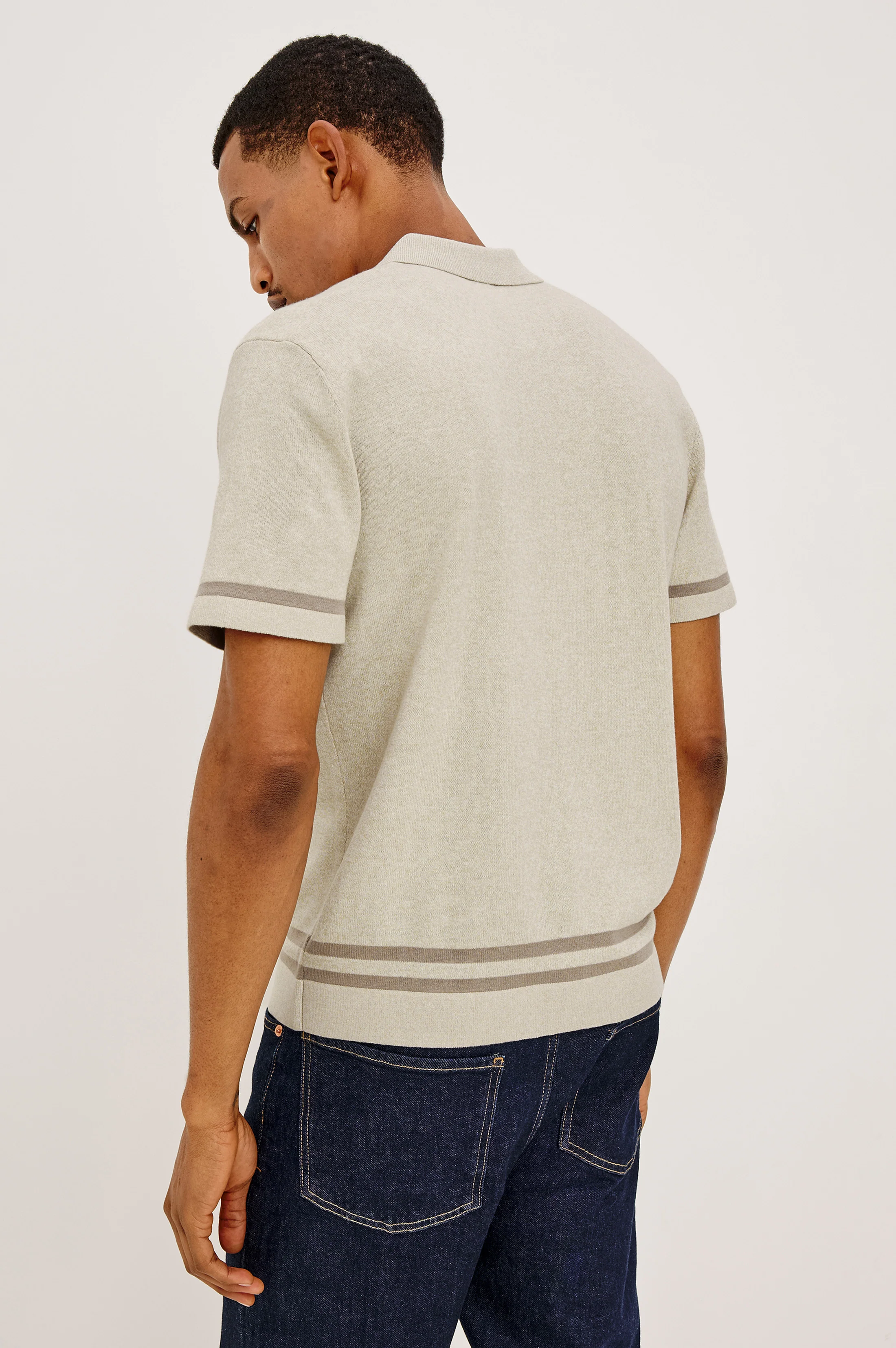 LEO SHIRT - DRIFTWOOD MELANGE - Image 4