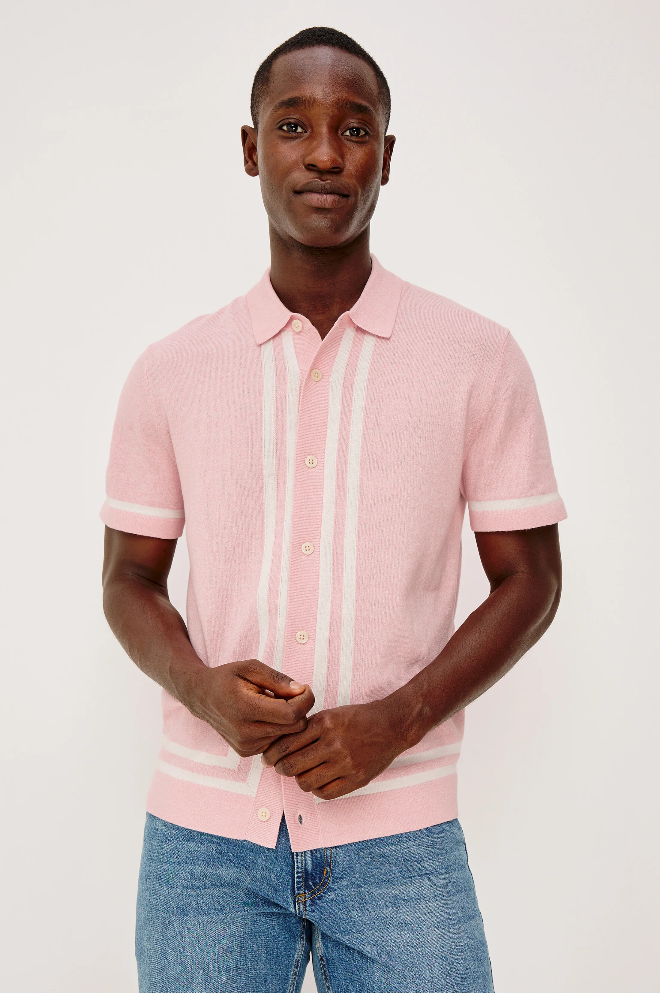LEO SHIRT - ROSE MELANGE - Image 4