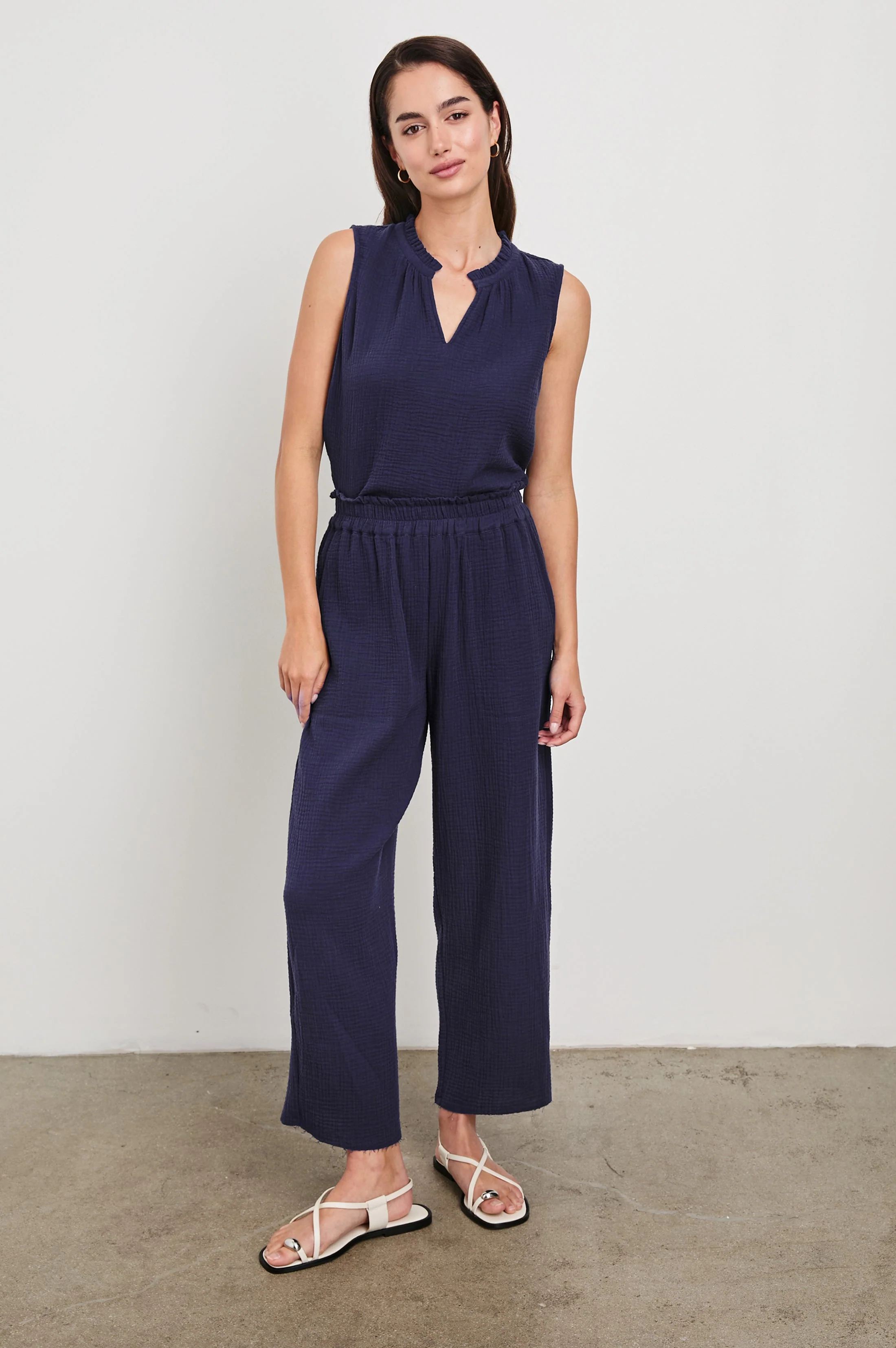 LEON CROP PANT - ADMIRAL BLUE - Image 4