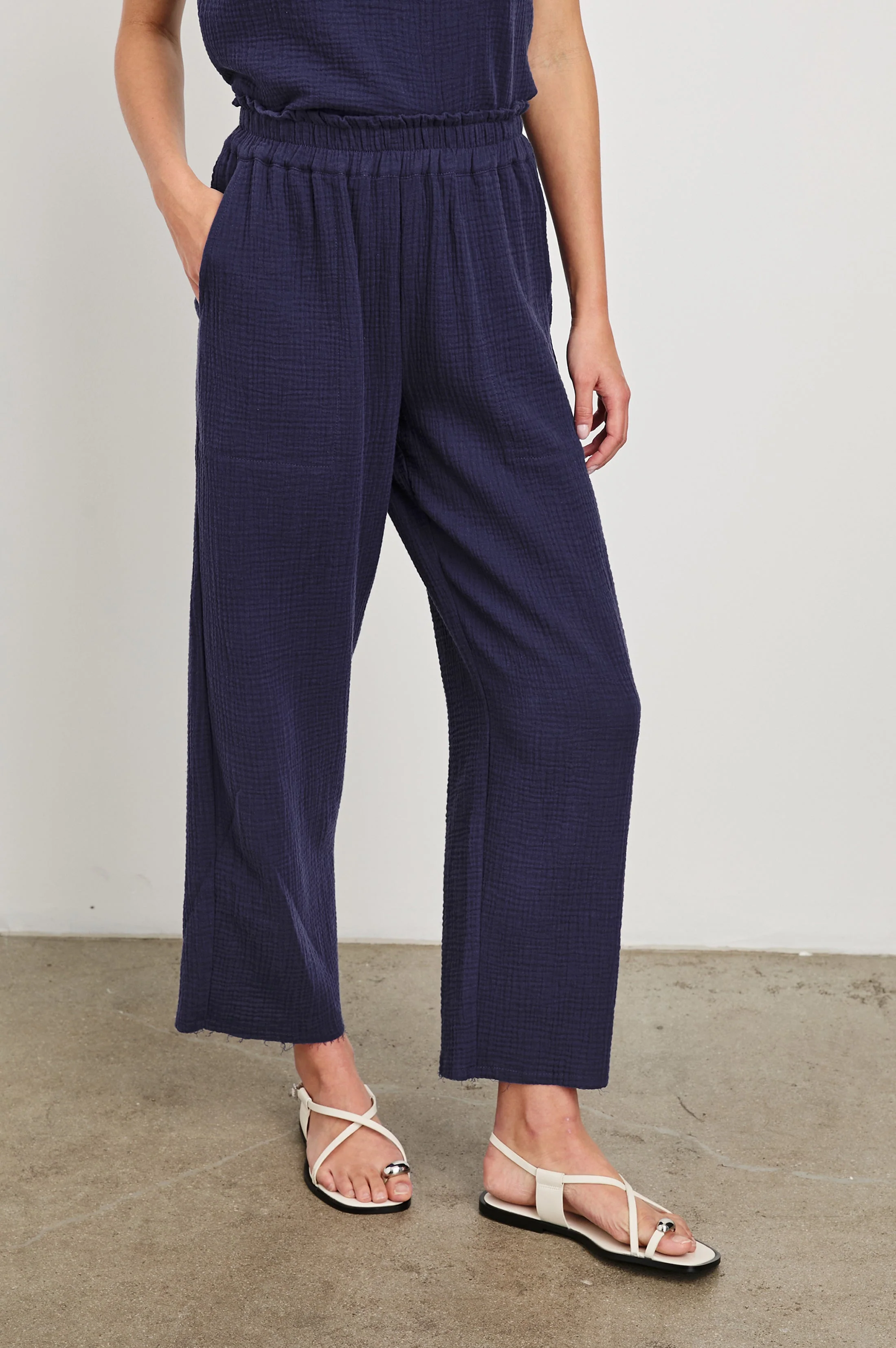 LEON CROP PANT - ADMIRAL BLUE - Image 5