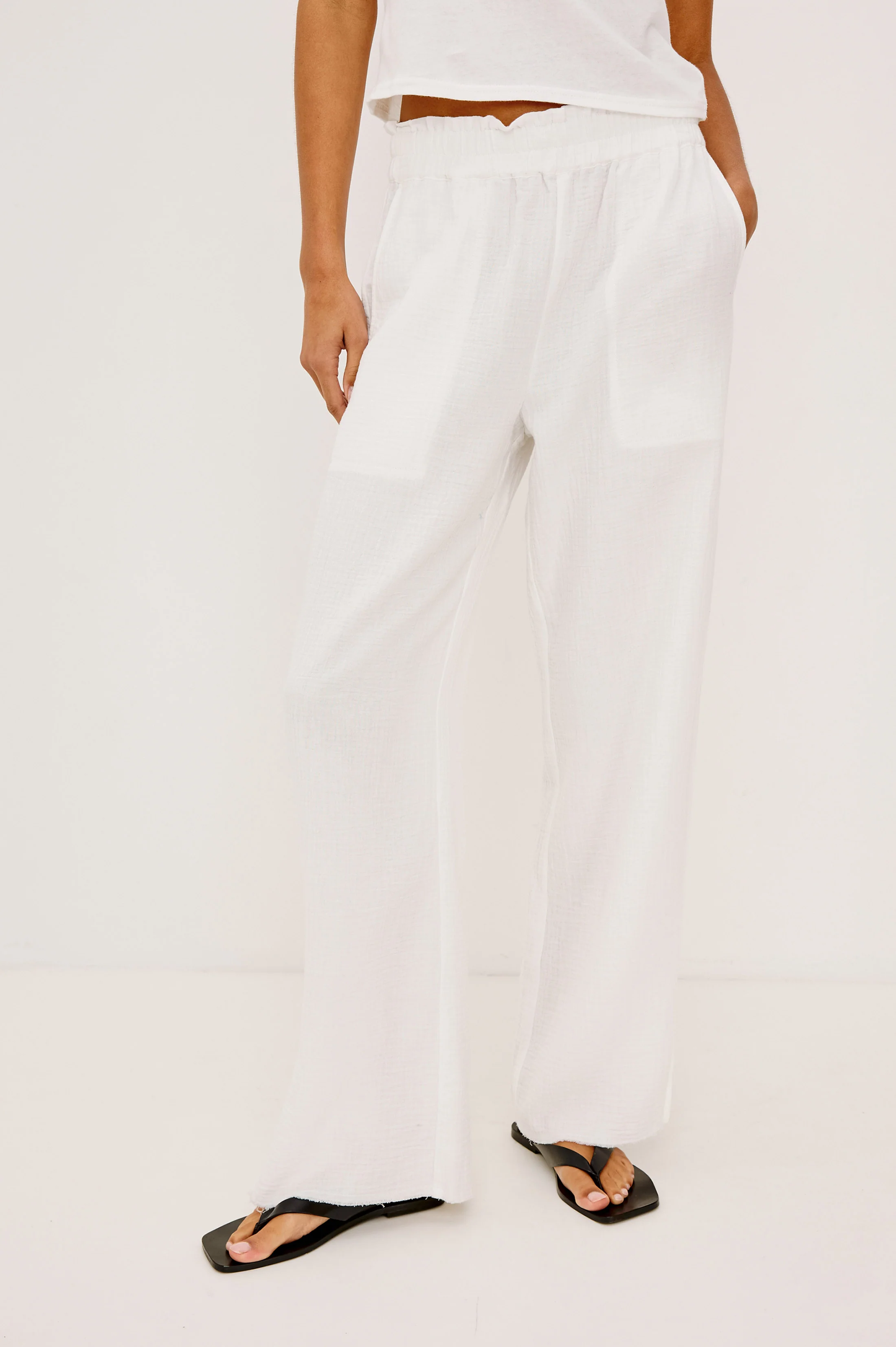 LEON PANT - WHITE - Image 4