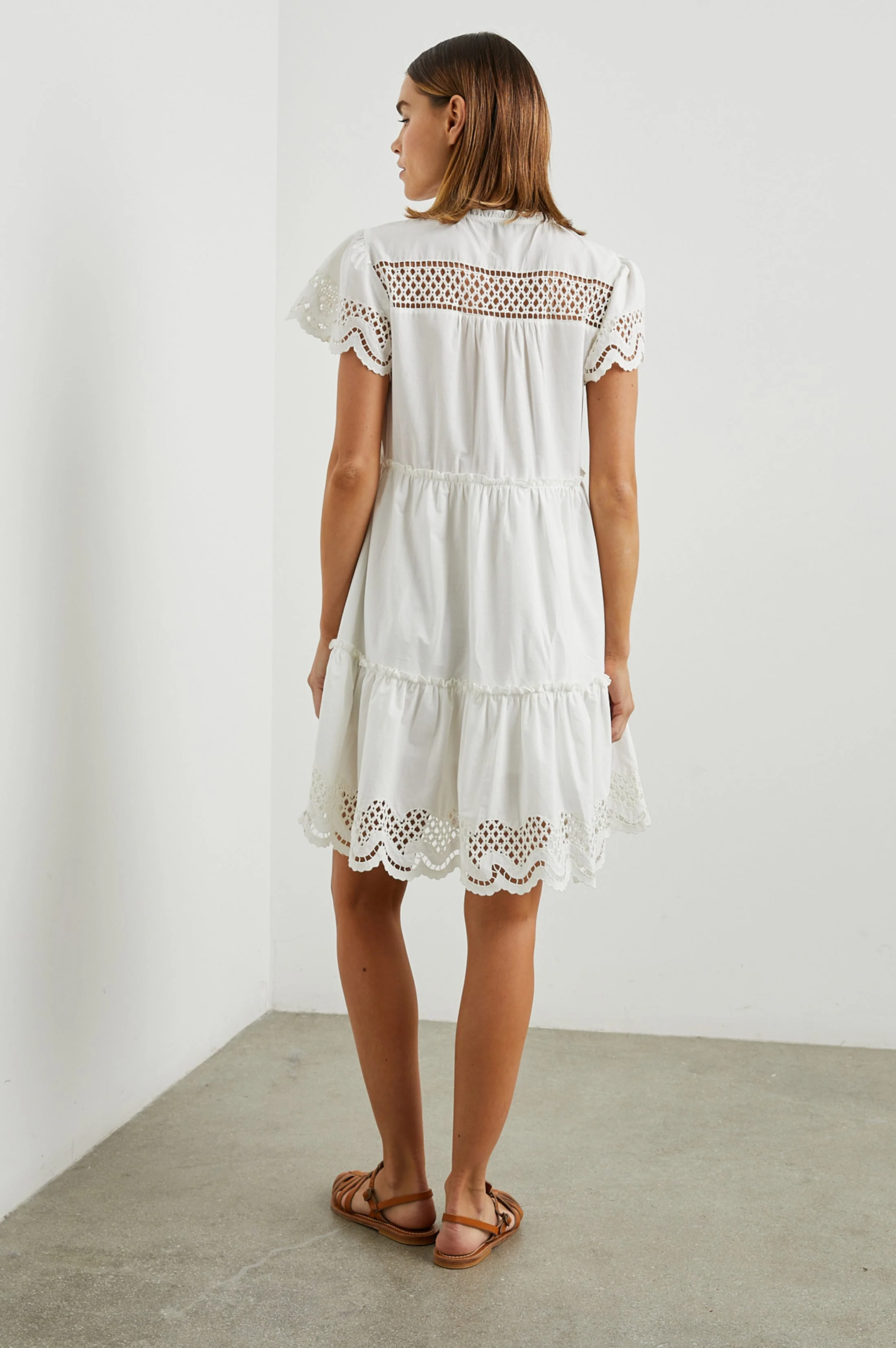 LETTIE DRESS - WHITE - Image 5