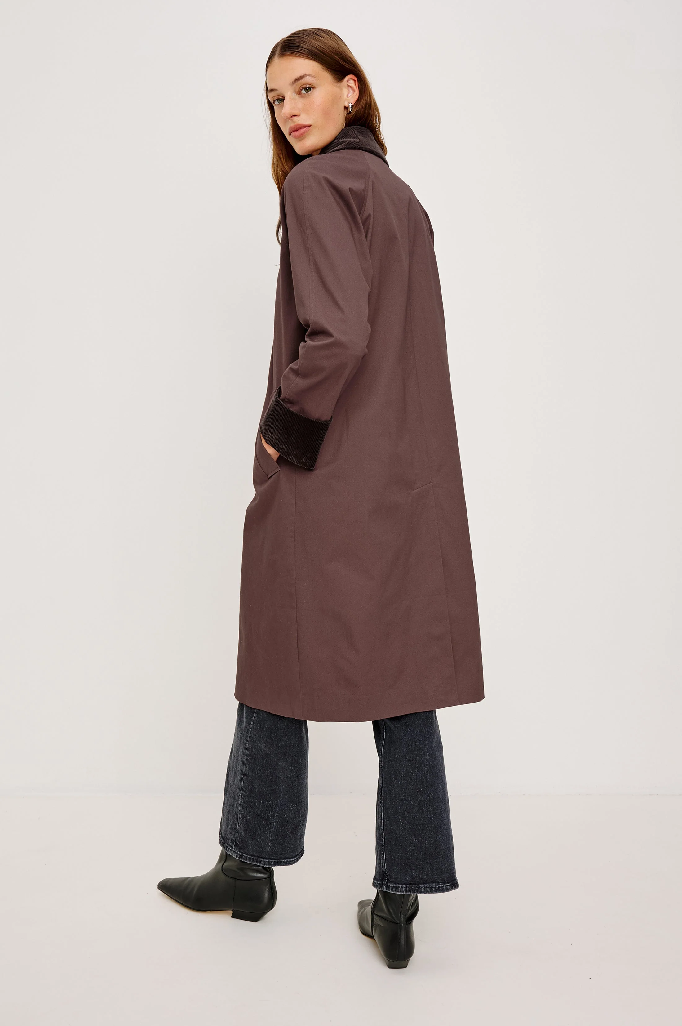 LEVY COAT - RAISIN - Image 4