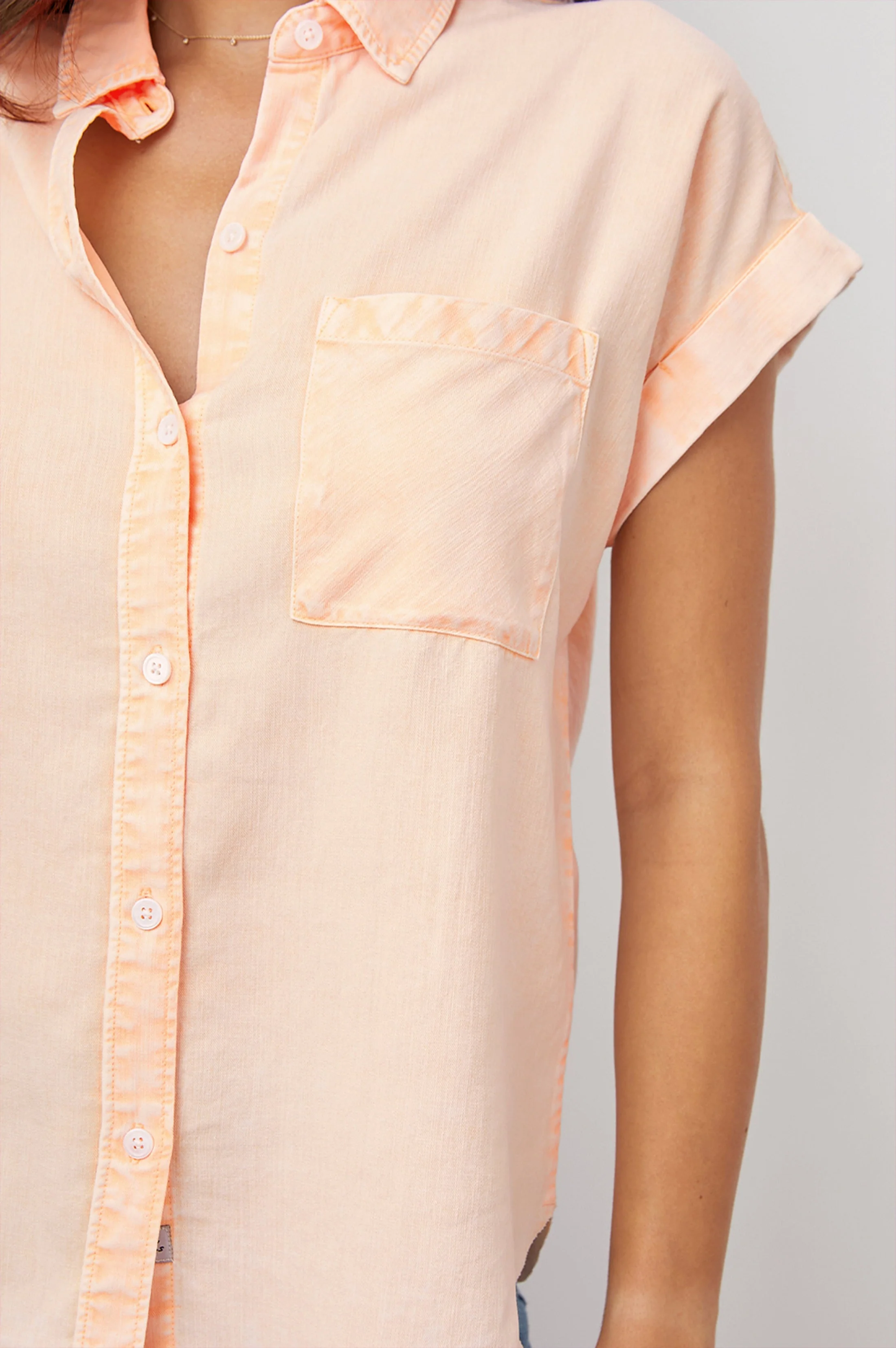 LEX SHIRT - PEACH ACID WASH - Image 2