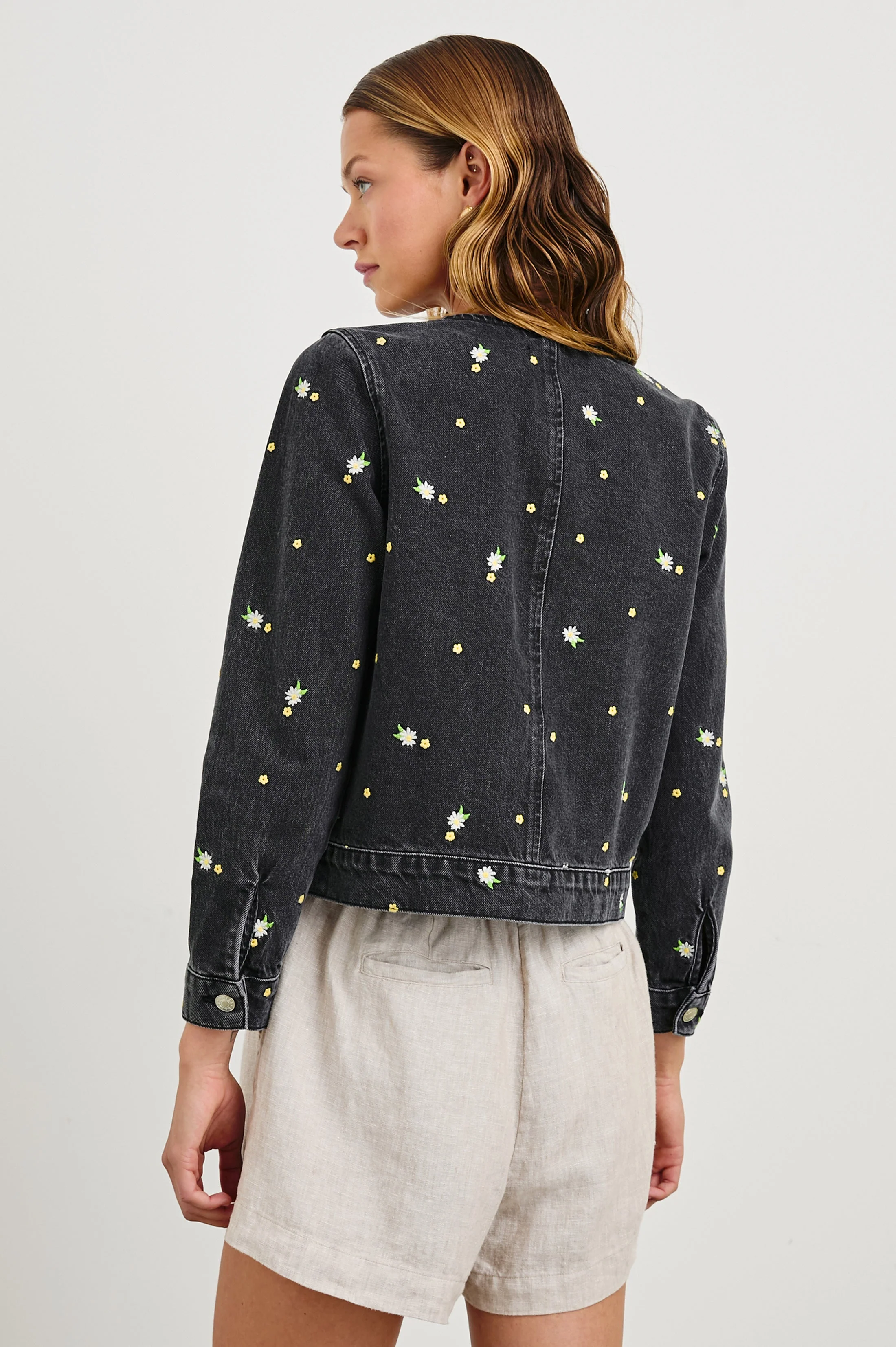LIDO JACKET - ASH BLACK FLORAL - Image 5