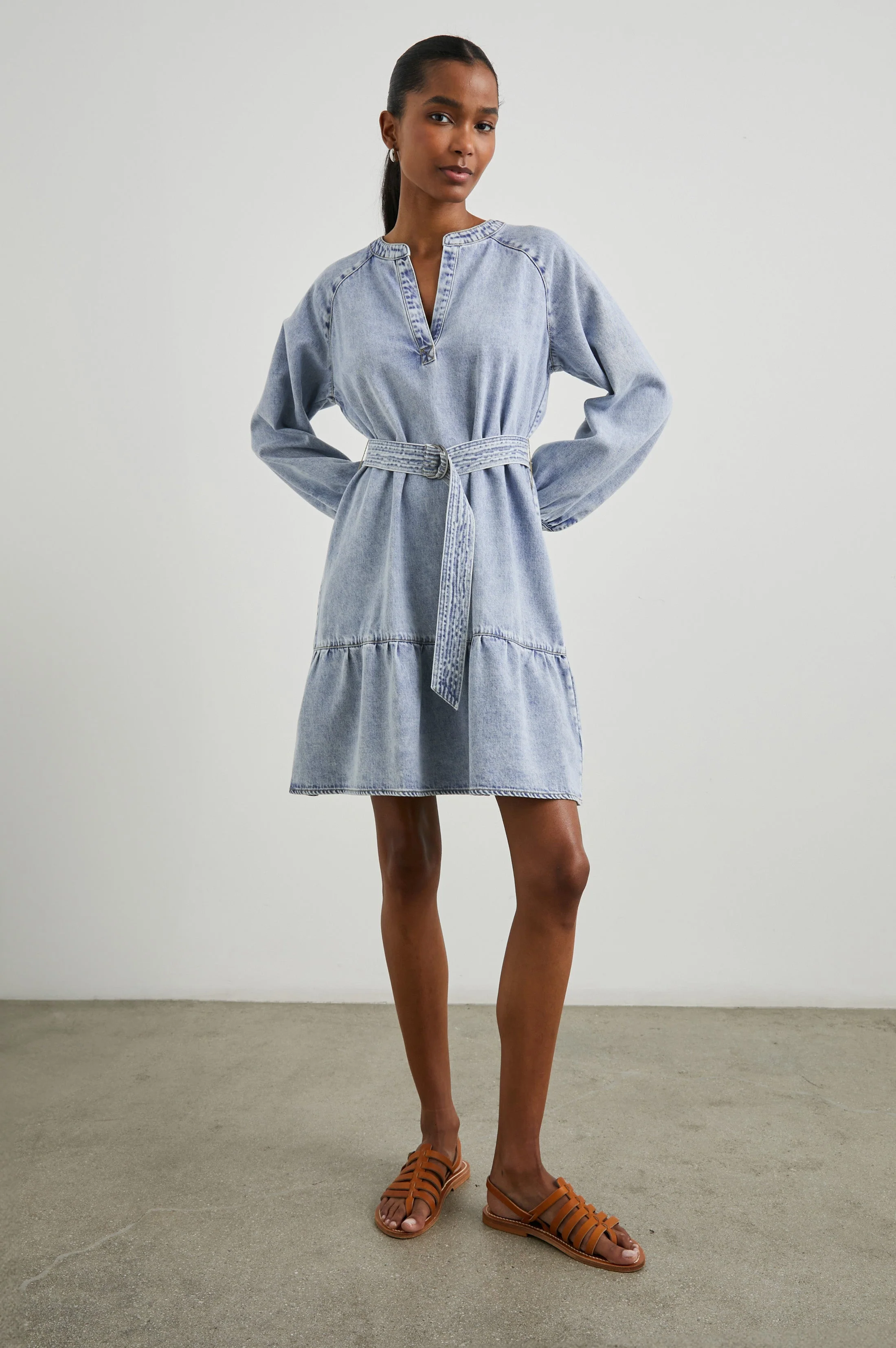 LILA DRESS - FADED INDIGO - Image 3