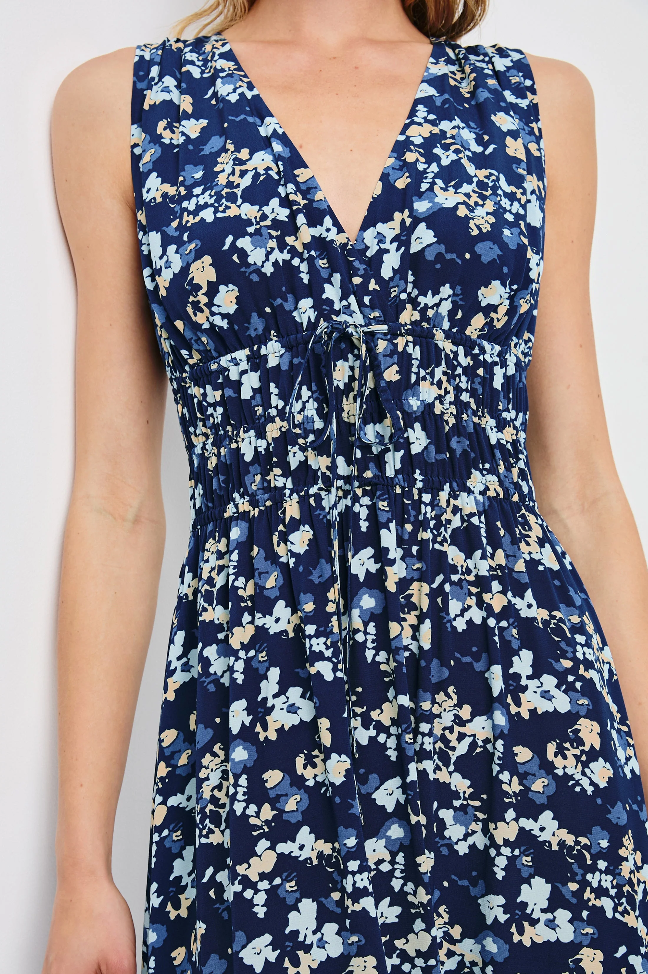 LILITH DRESS - NAVY FLORA - Image 2