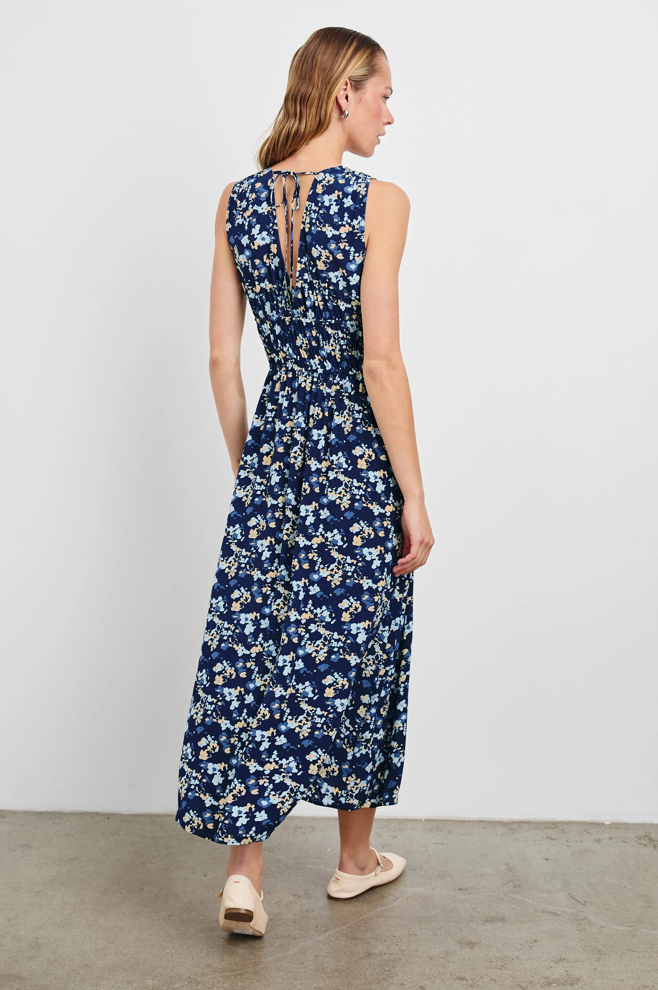 LILITH DRESS - NAVY FLORA - Image 4