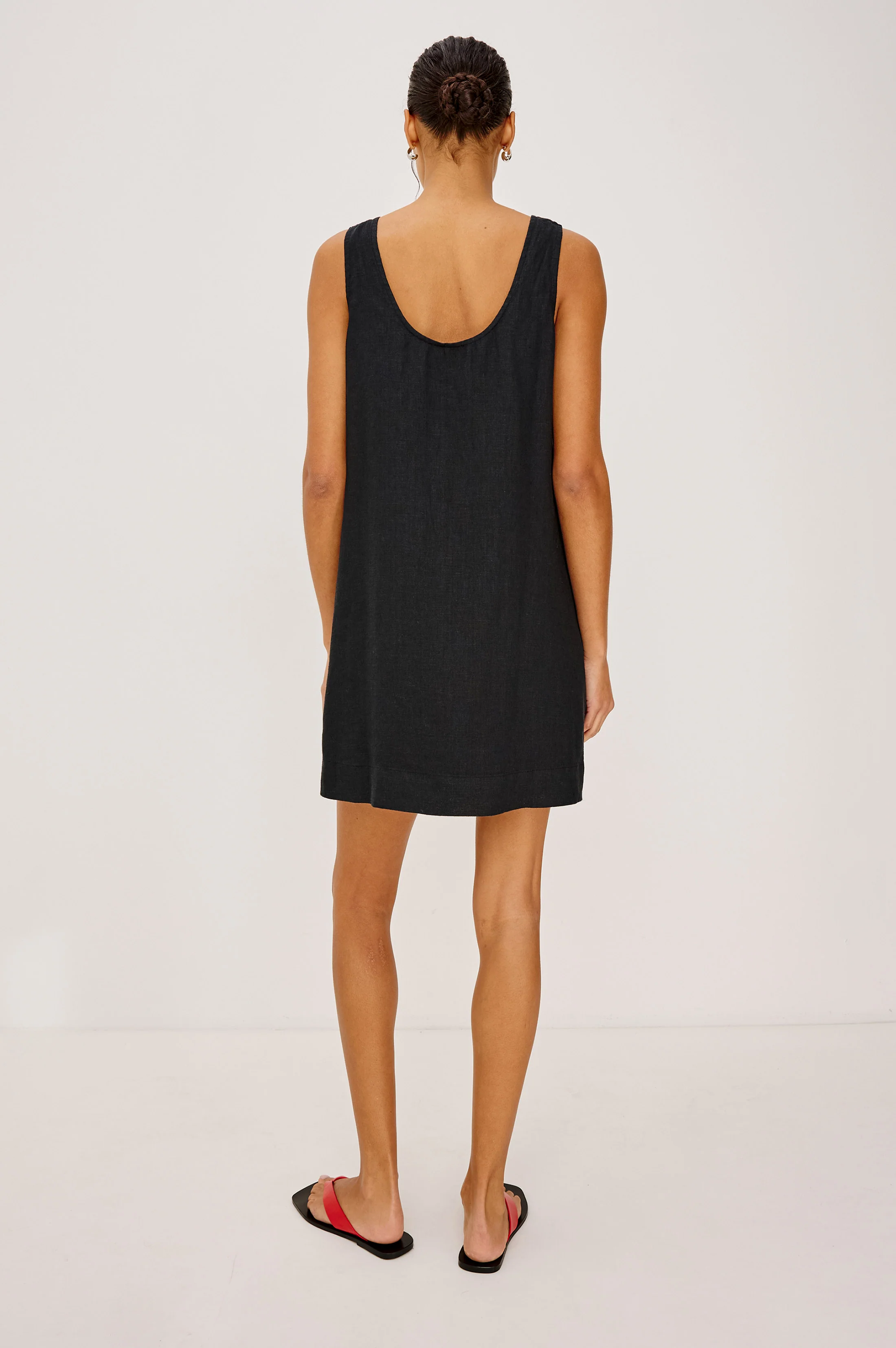 LINDSEY DRESS - BLACK - Image 2