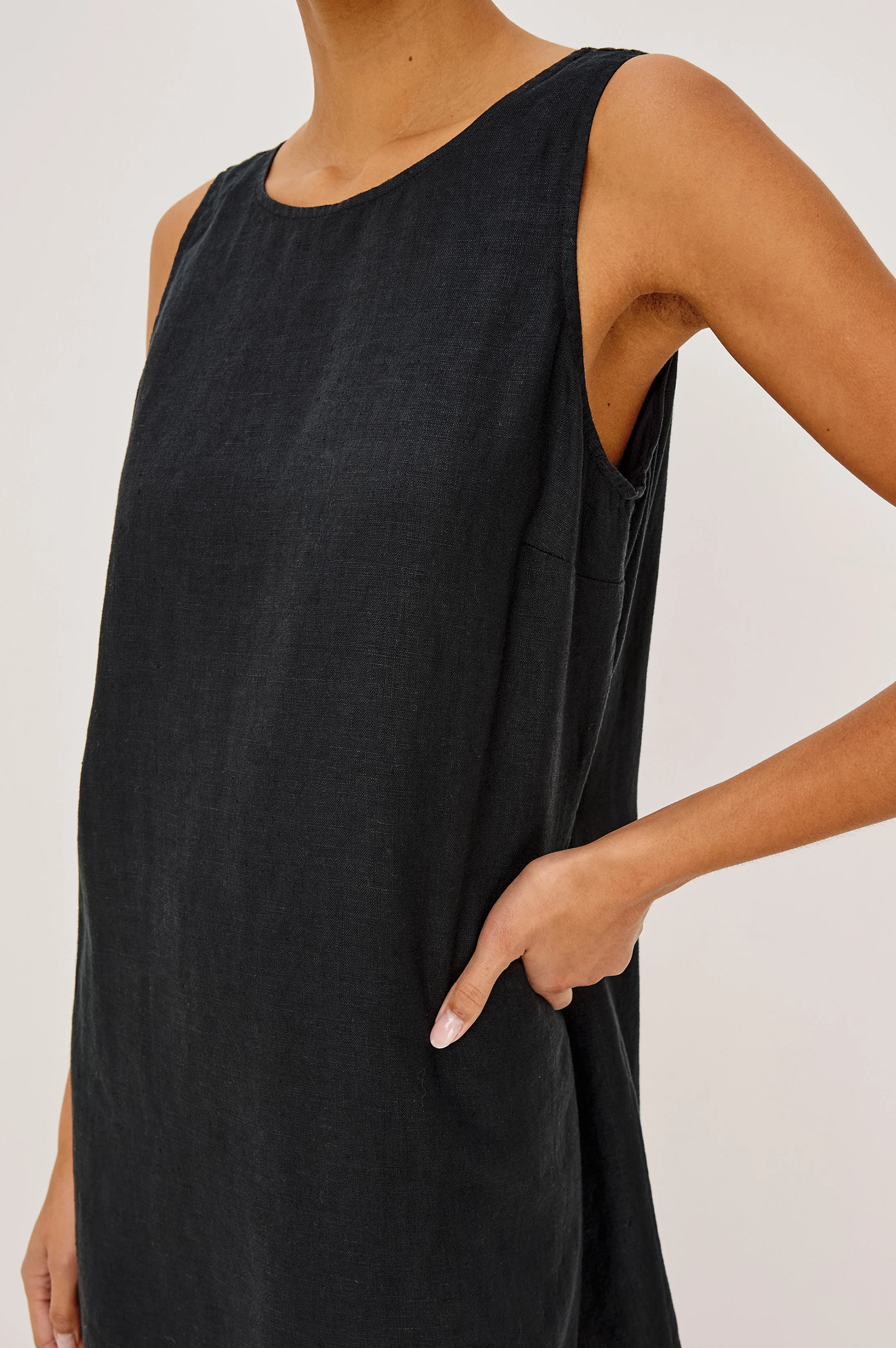 LINDSEY DRESS - BLACK - Image 3
