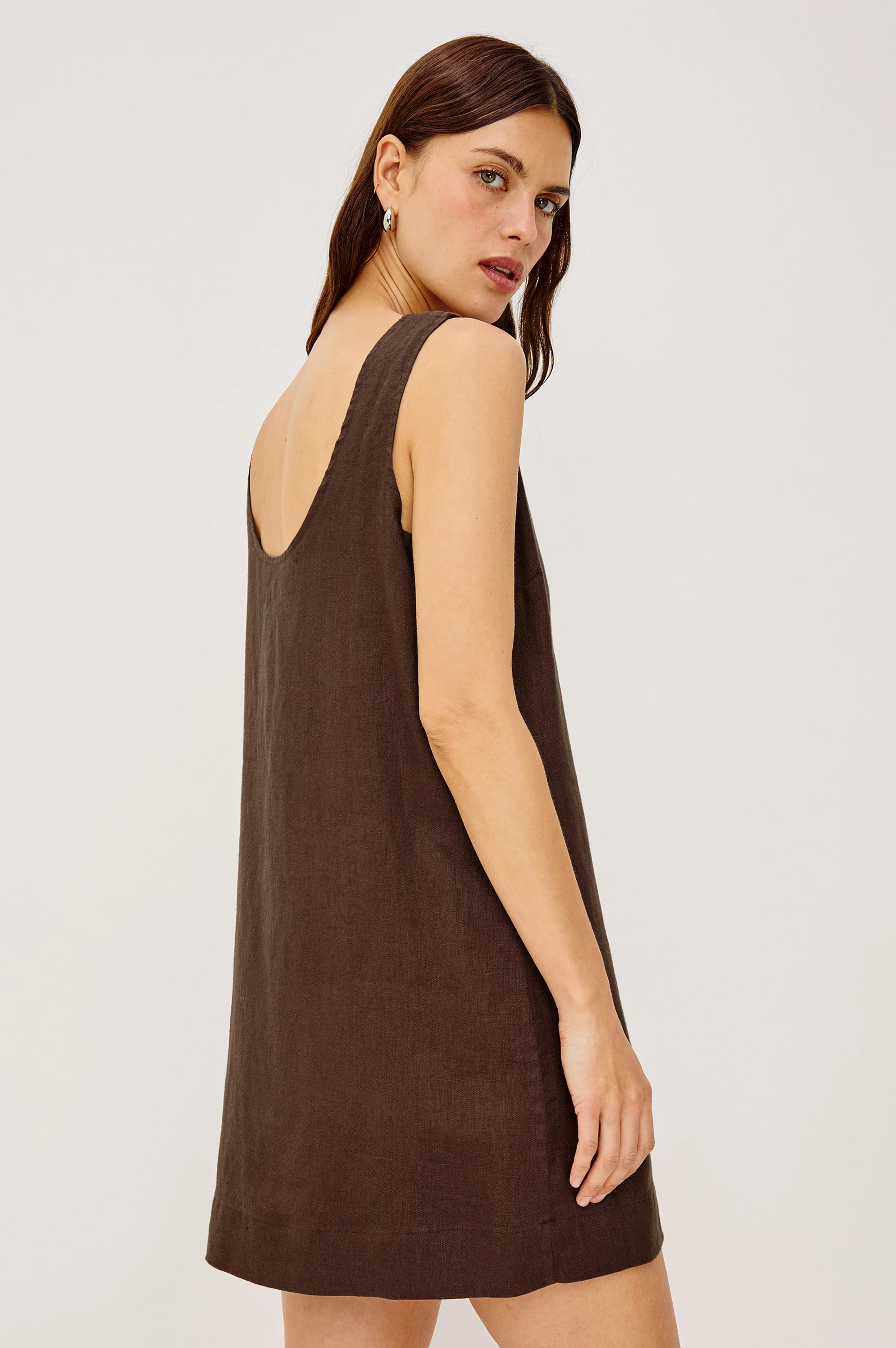 LINDSEY DRESS - ESPRESSO - Image 2
