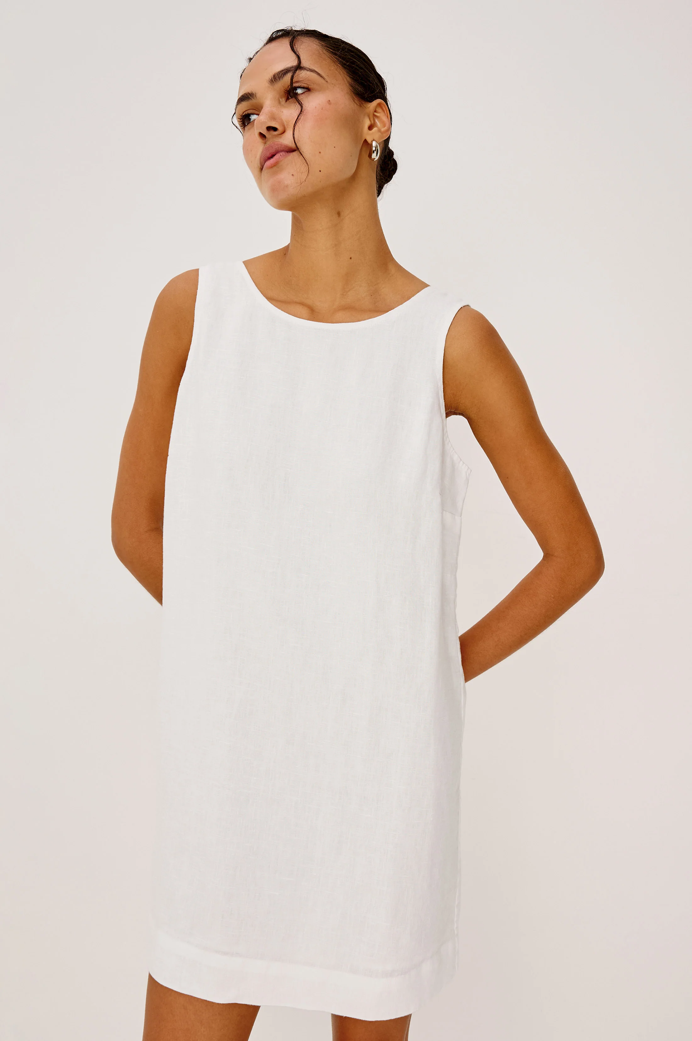 LINDSEY DRESS - WHITE