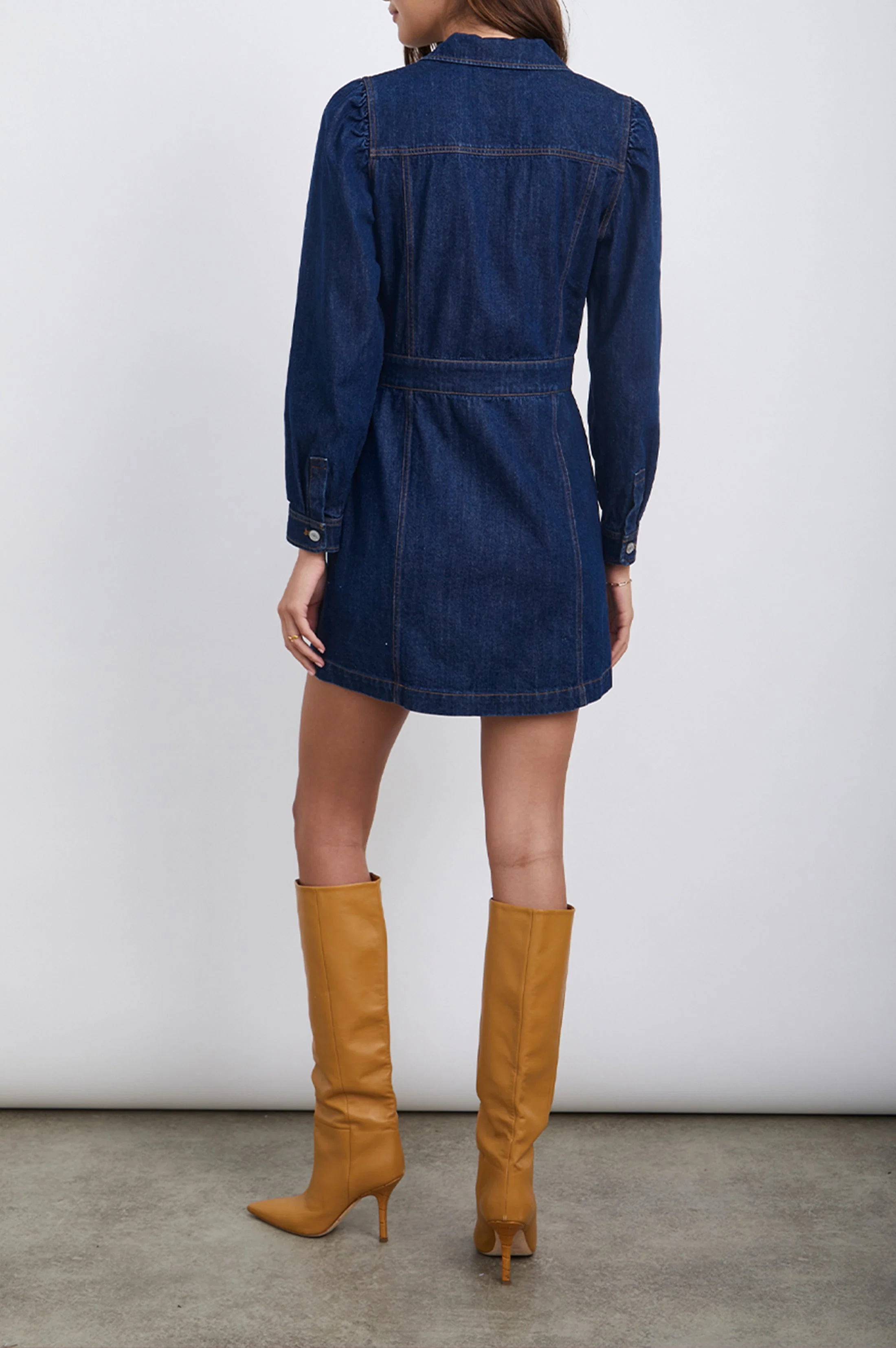 LISETTE DRESS - RAW DENIM - Image 5