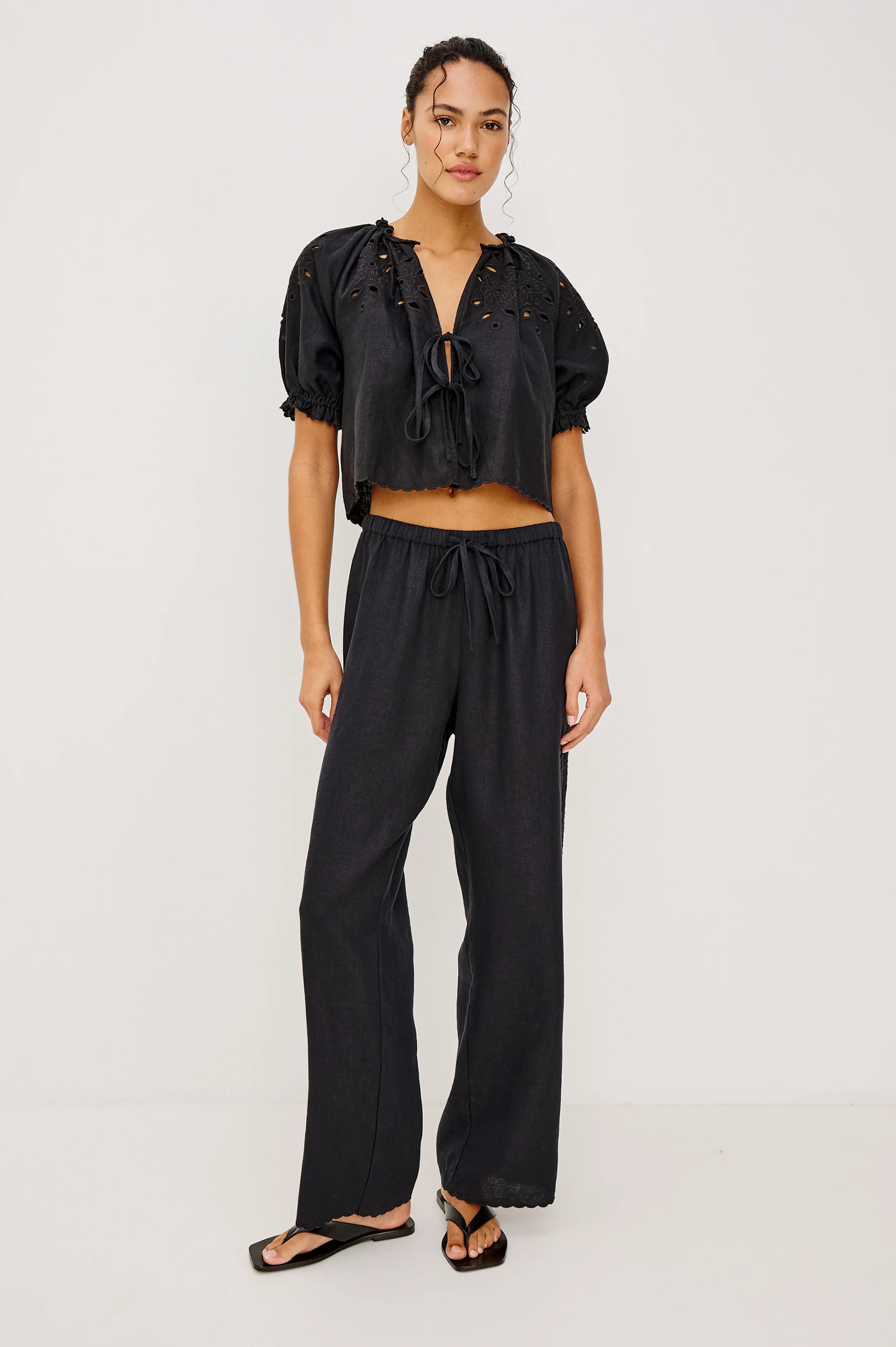 LIZBETH TOP - BLACK - Image 3