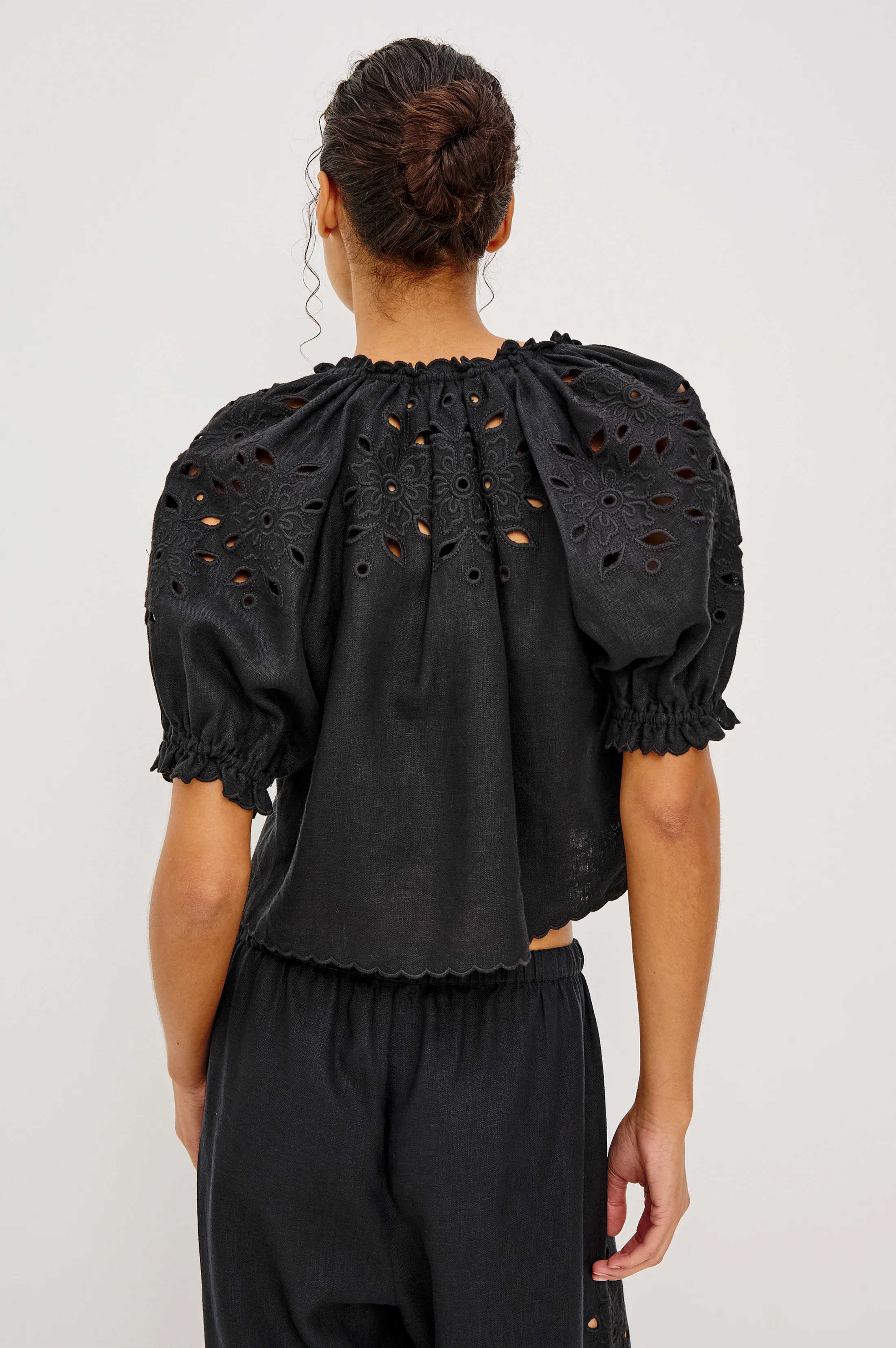 LIZBETH TOP - BLACK - Image 5