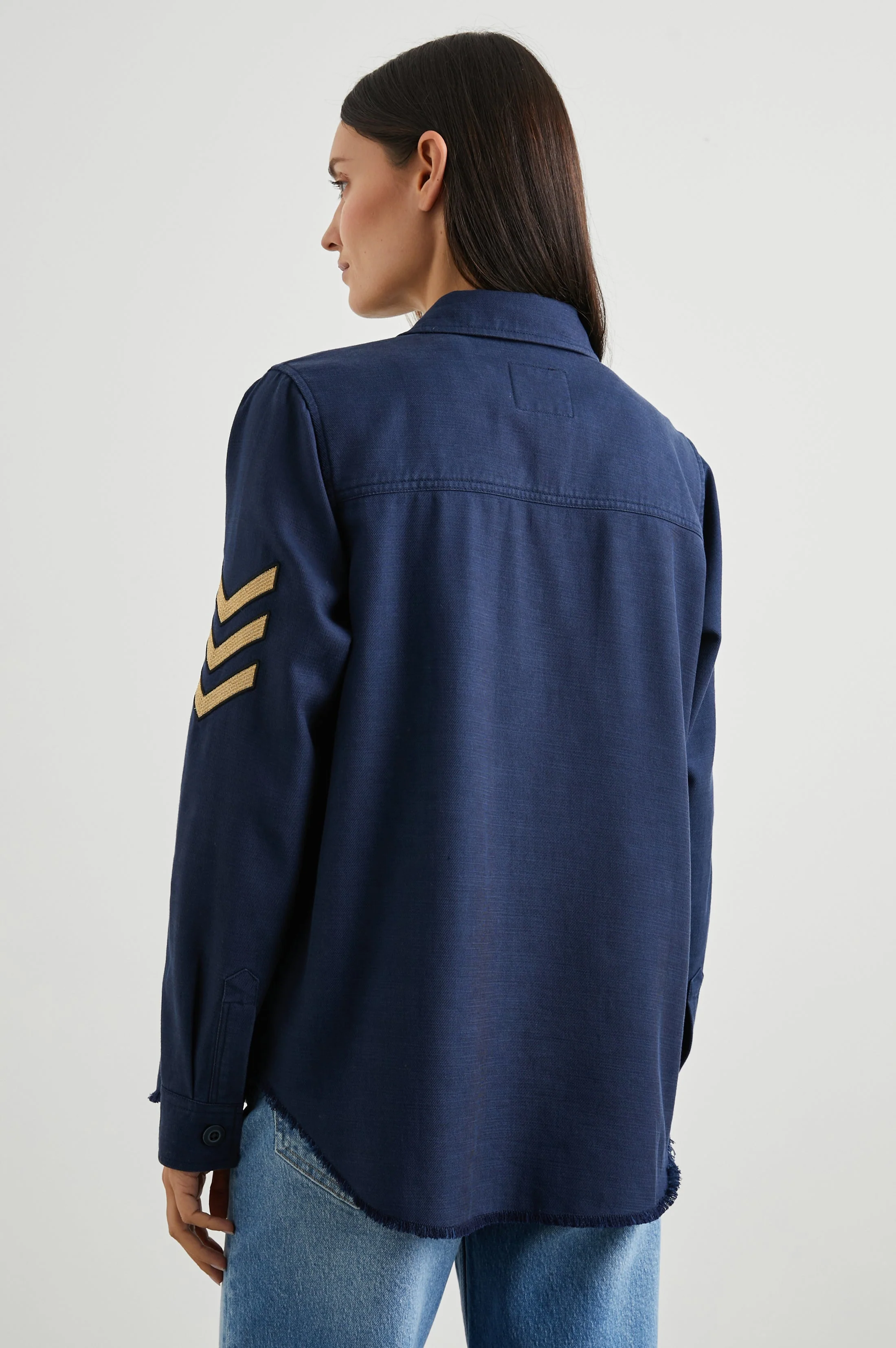 LOREN SHIRT JACKET - NAVY - Image 5