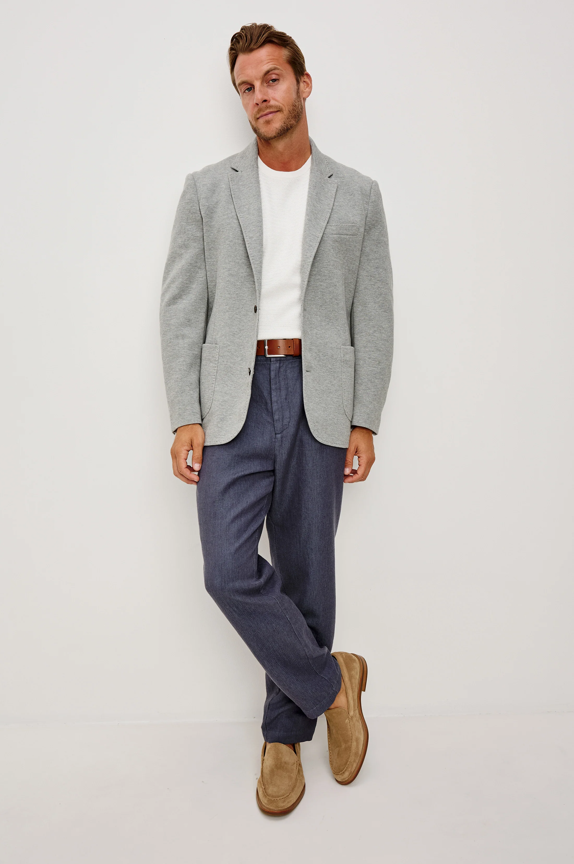 LORENZ BLAZER - HEATHER GREY - Image 2
