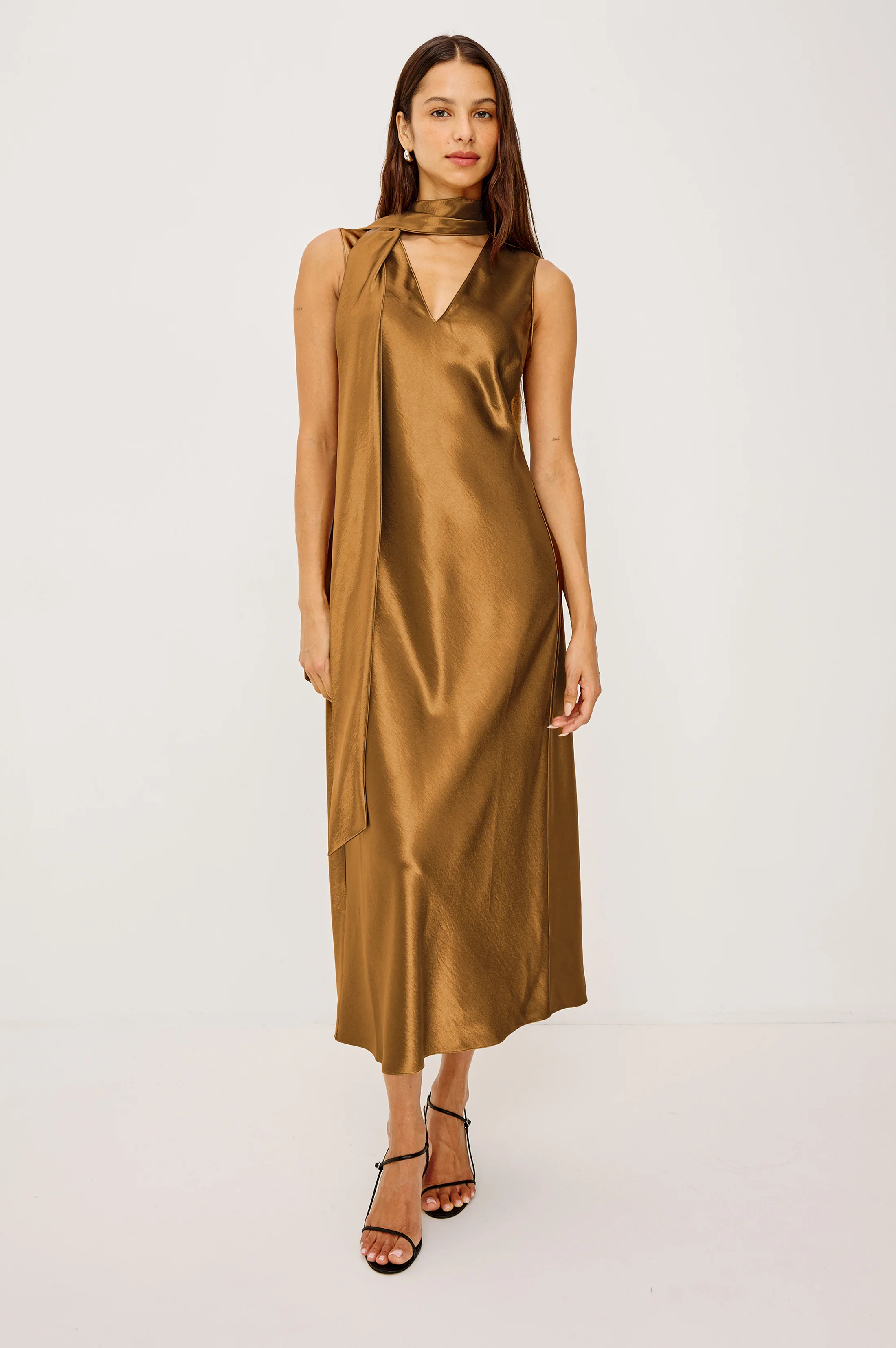LORENZA DRESS - GINGER - Image 3