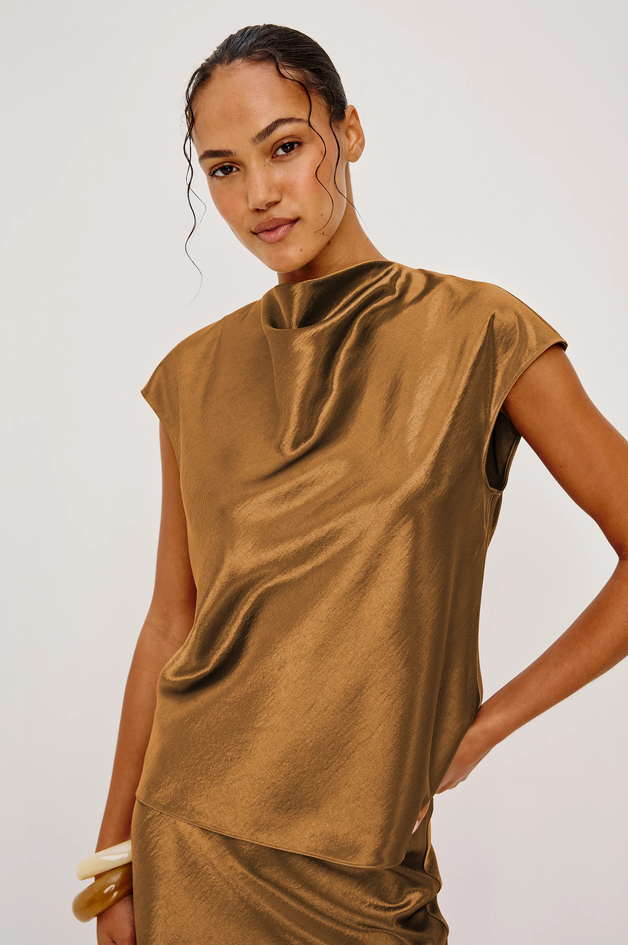 LORETTA TOP - GINGER