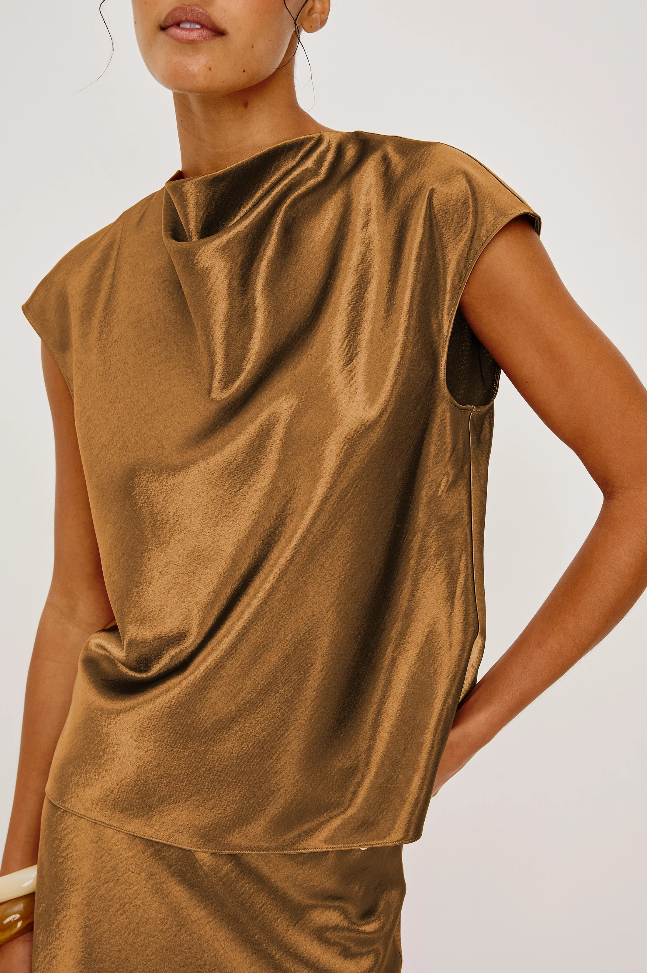 LORETTA TOP - GINGER - Image 2