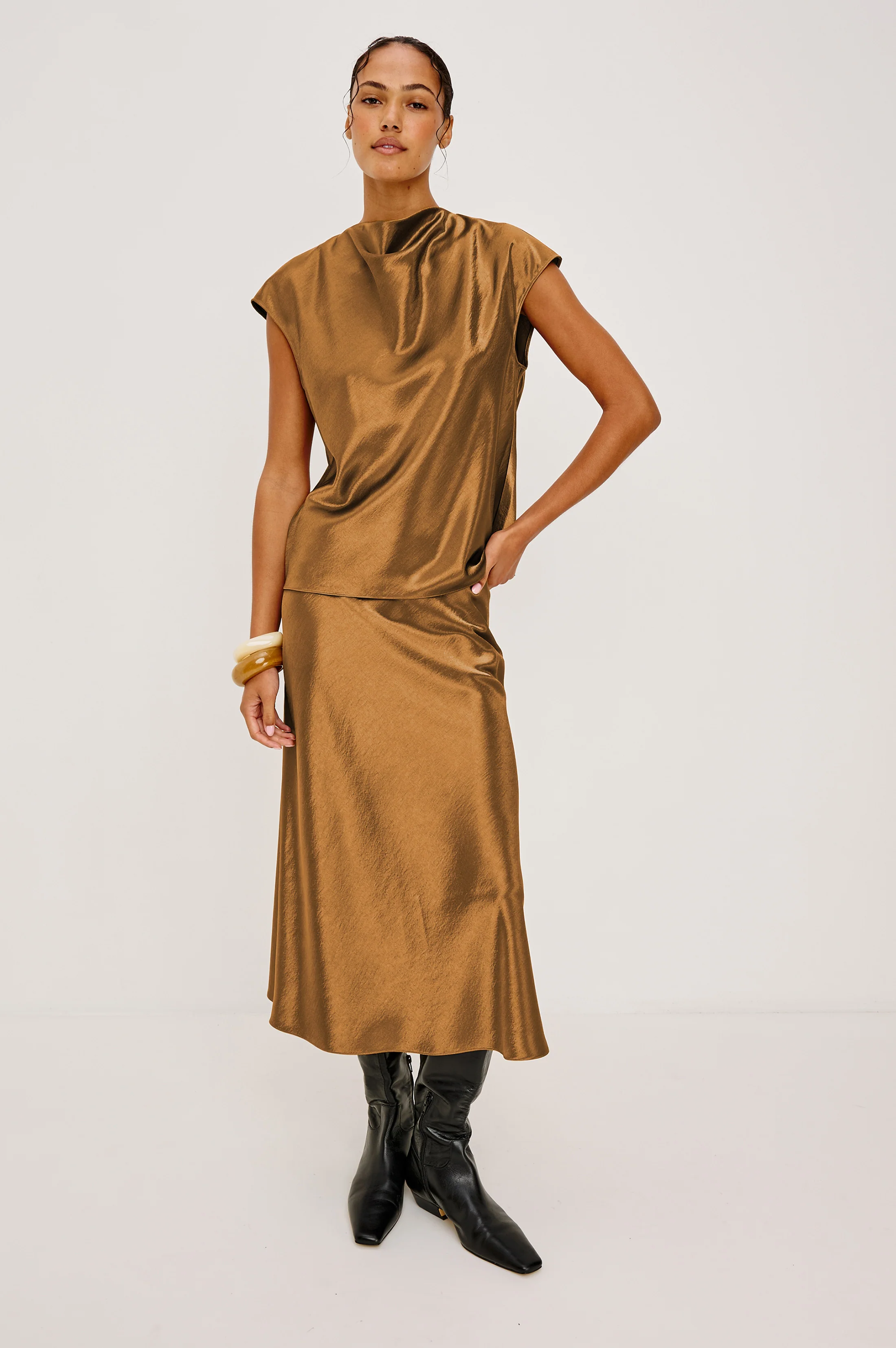 LORETTA TOP - GINGER - Image 3