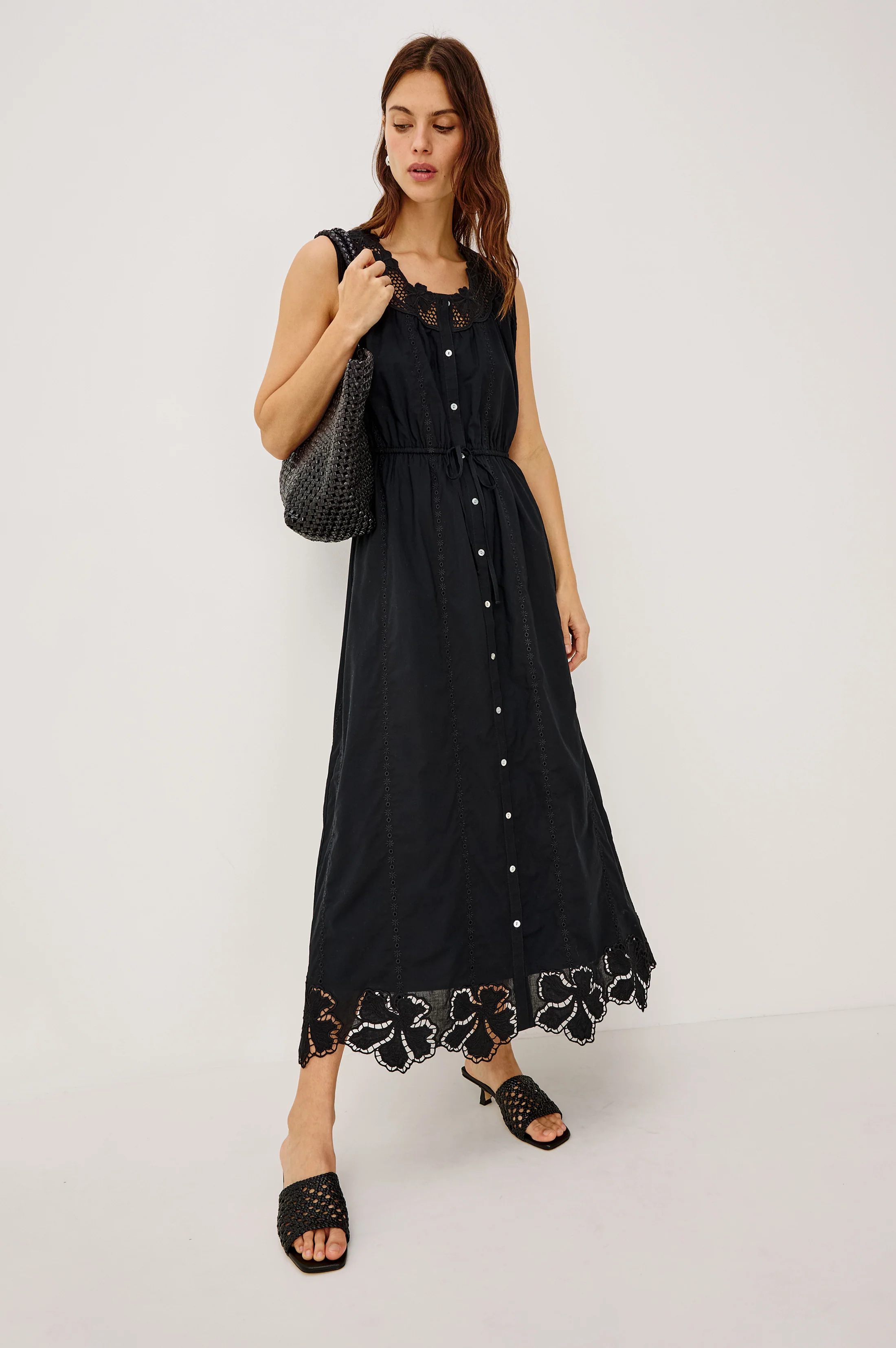 LORINA DRESS - BLACK