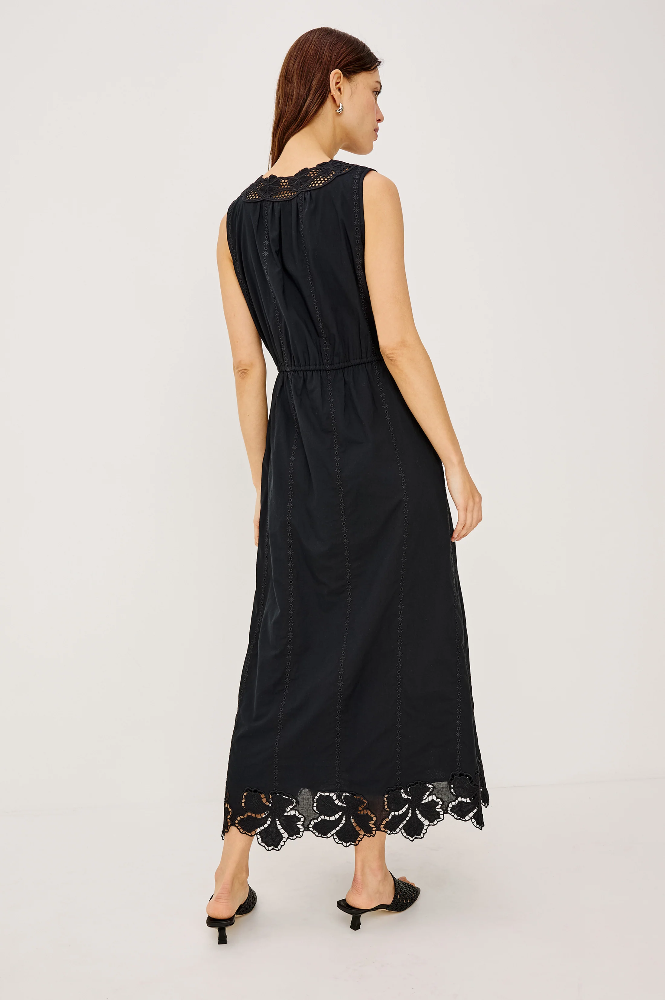 LORINA DRESS - BLACK - Image 5
